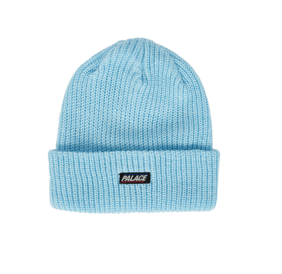 image of Palace Basics Ribber Beanie Light Blue, Men's