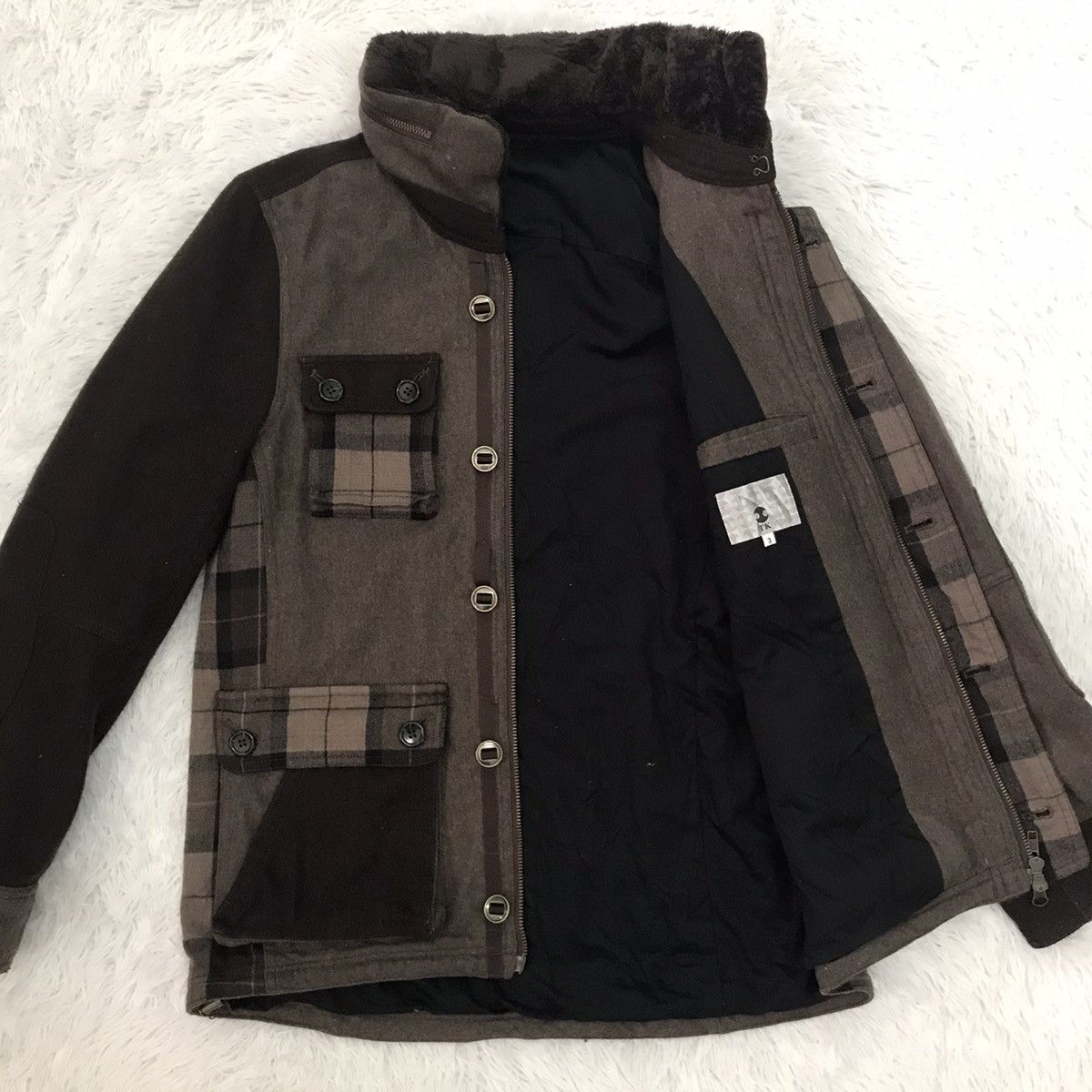 Japanese Brand TK Takeo Kikuchi Mix Block Colour Style Jacket Size US M / EU 48-50 / 2 - 12 Thumbnail
