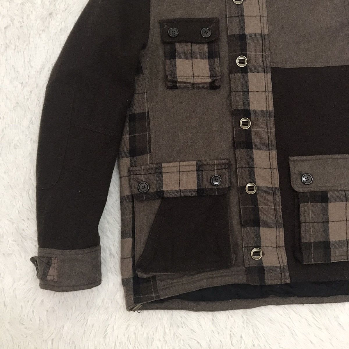 Japanese Brand TK Takeo Kikuchi Mix Block Colour Style Jacket Size US M / EU 48-50 / 2 - 5 Thumbnail