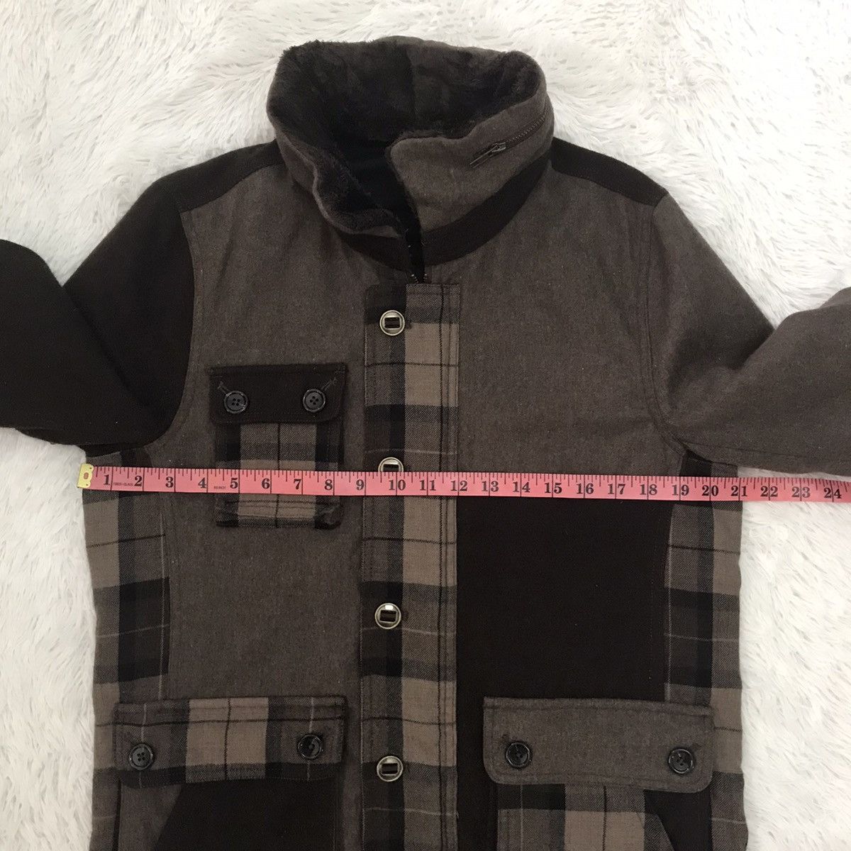 Japanese Brand TK Takeo Kikuchi Mix Block Colour Style Jacket Size US M / EU 48-50 / 2 - 18 Thumbnail