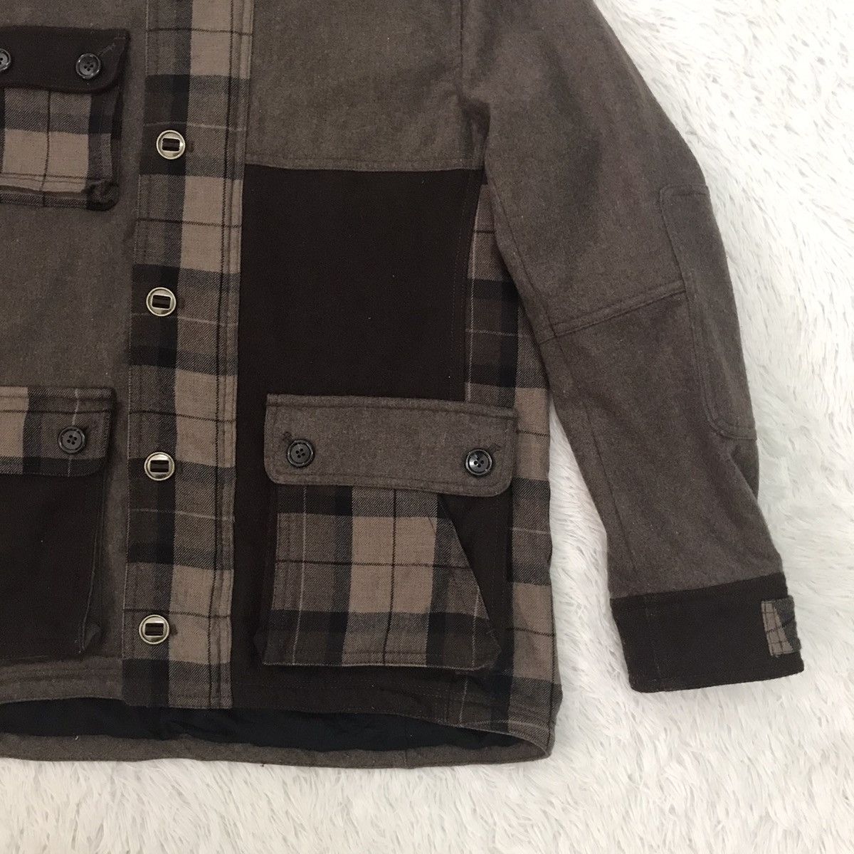 Japanese Brand TK Takeo Kikuchi Mix Block Colour Style Jacket Size US M / EU 48-50 / 2 - 6 Thumbnail