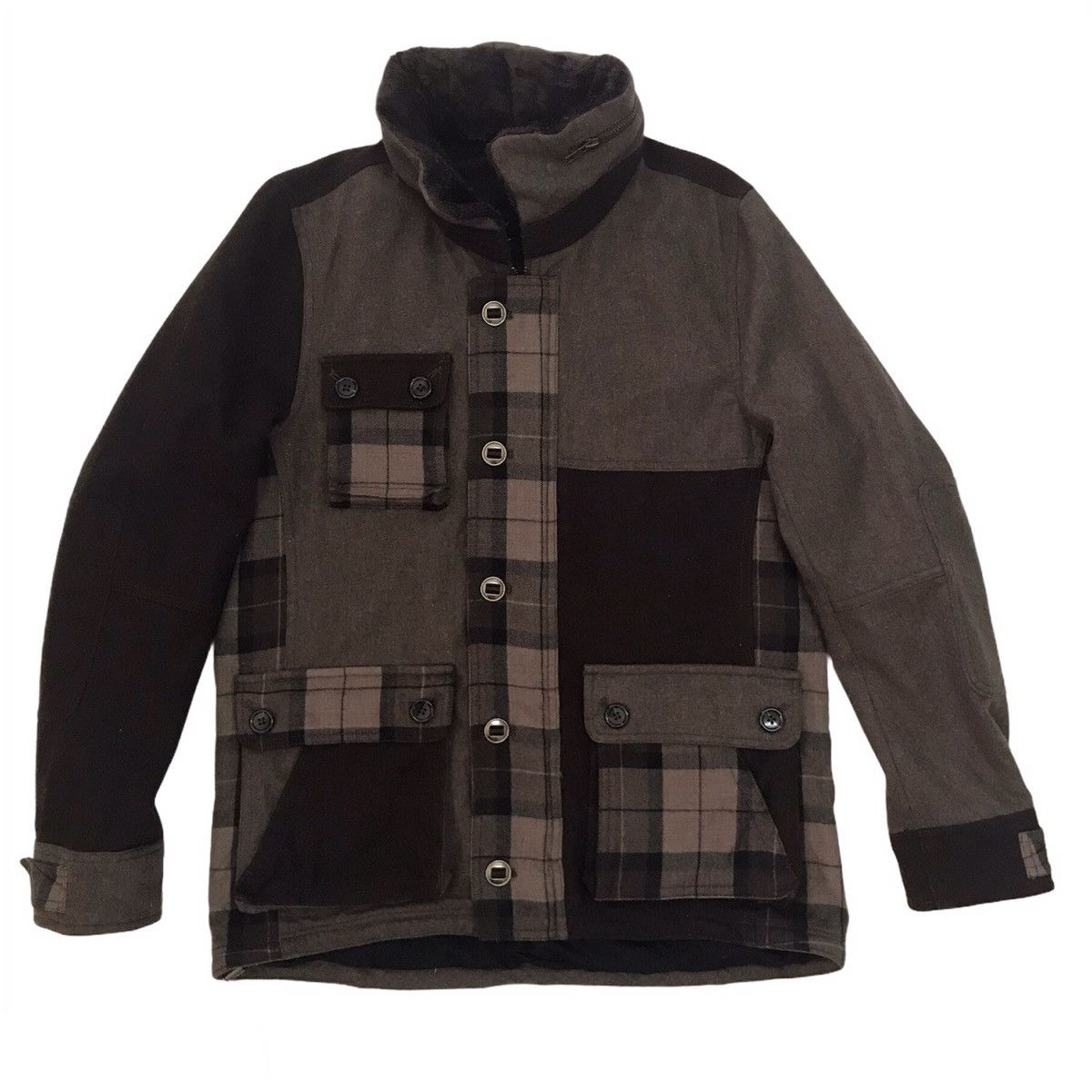 image of Free Style x Takeo Kikuchi Tk Takeo Kikuchi Mix Block Colour Style Jacket, Men's (Size Medium)