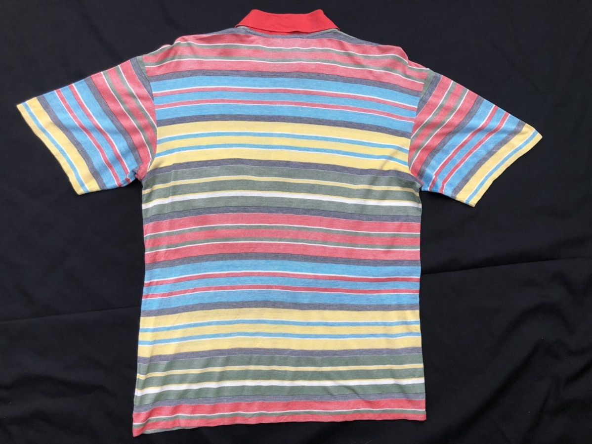 Givenchy Vintage Givenchy Paris Striped Soft Cotton Polo Shirt Size US S / EU 44-46 / 1 - 6 Thumbnail