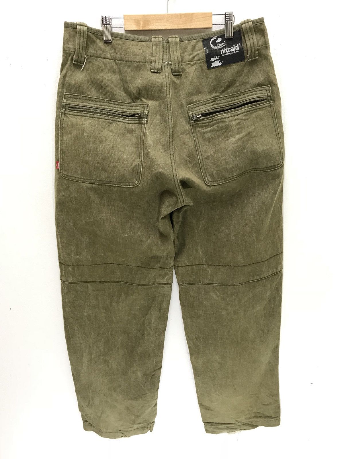 Japanese Brand Made in Japan Nitraid Denim Pant Baggy Wide Tapered Size US 32 / EU 48 - 7 Thumbnail