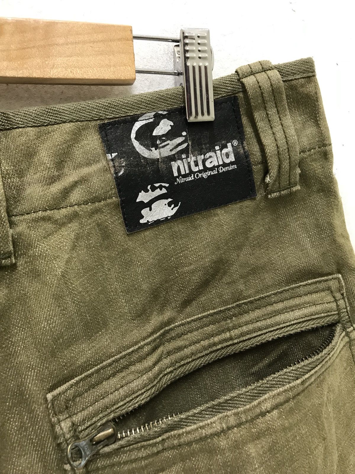 Japanese Brand Made in Japan Nitraid Denim Pant Baggy Wide Tapered Size US 32 / EU 48 - 12 Thumbnail