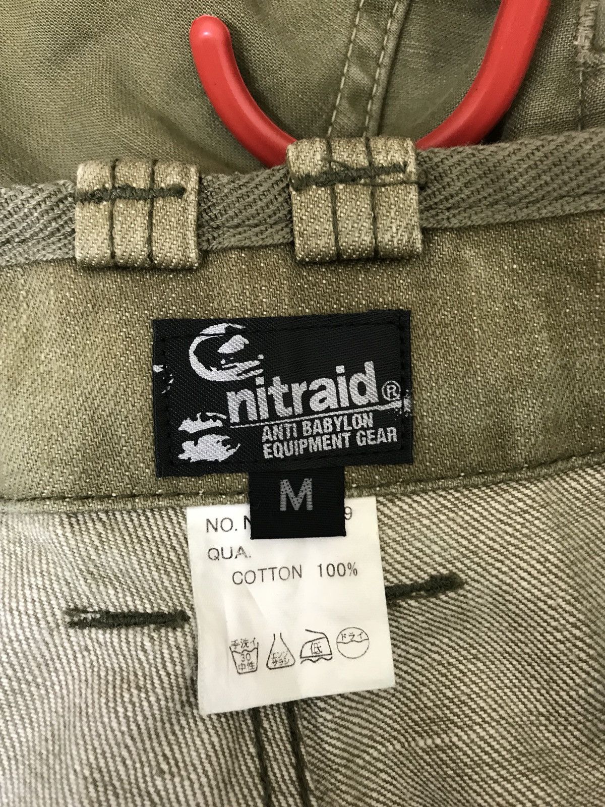 Japanese Brand Made in Japan Nitraid Denim Pant Baggy Wide Tapered Size US 32 / EU 48 - 13 Thumbnail