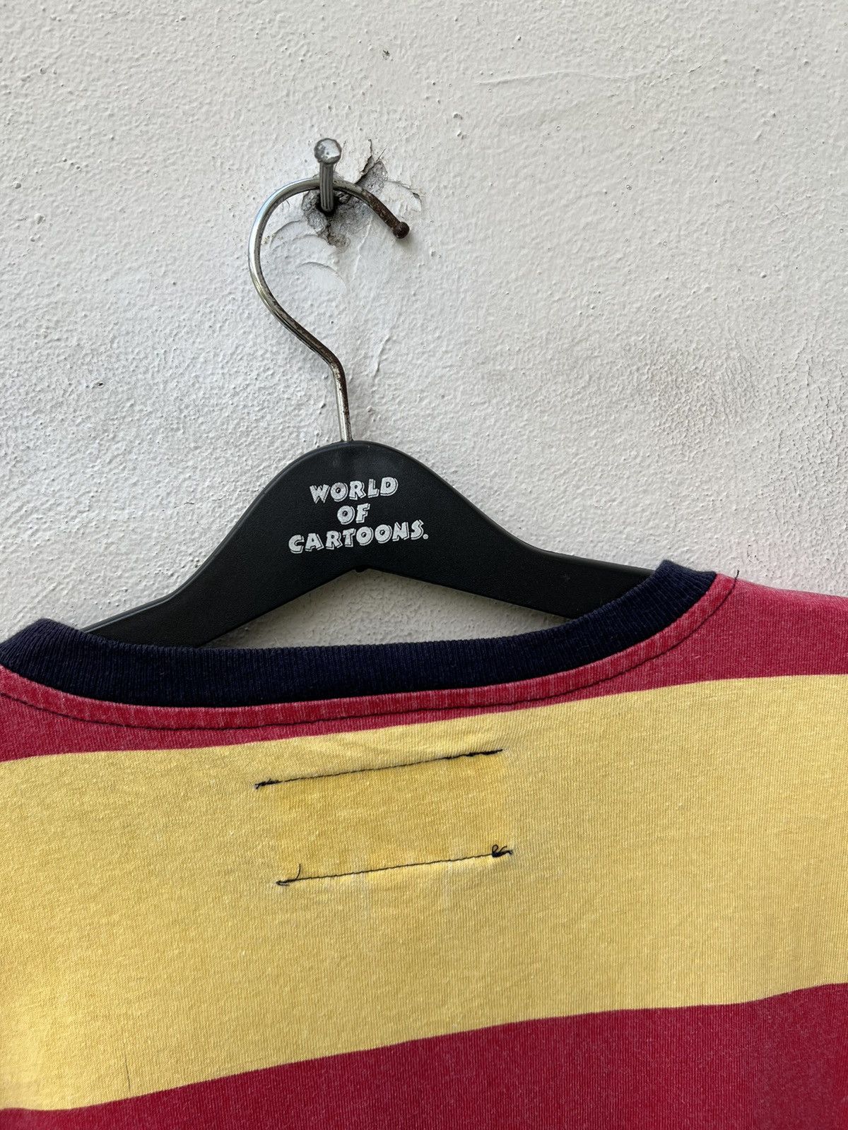Vintage VTG 90s E.n.u.f. Internationale Border Striped Oversize tees Size US L / EU 52-54 / 3 - 8 Thumbnail