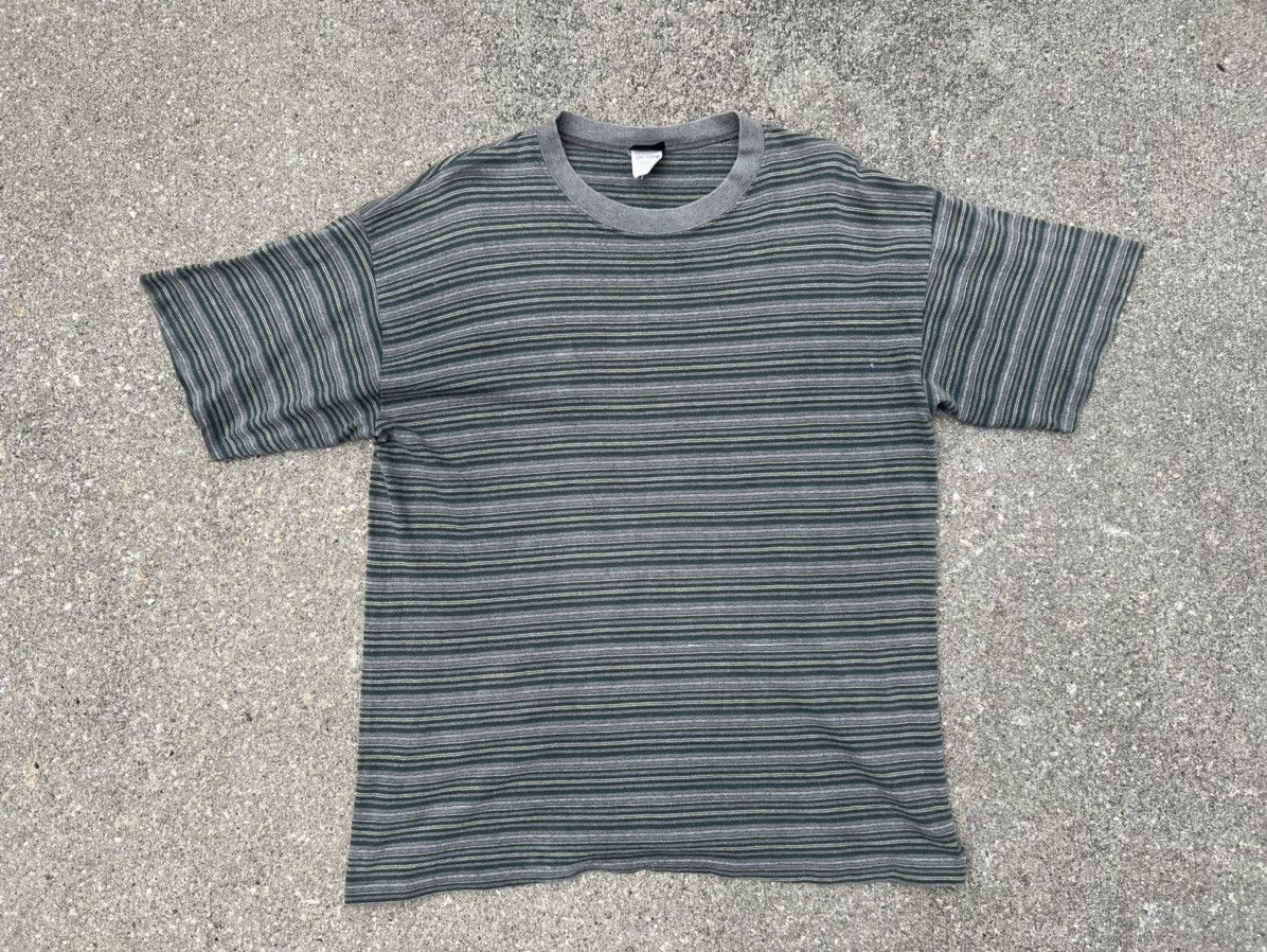 Vintage Vintage 90s R.N.Z California Stripe tee Grunge Skate Surf Size US L / EU 52-54 / 3 - 1 Thumbnail