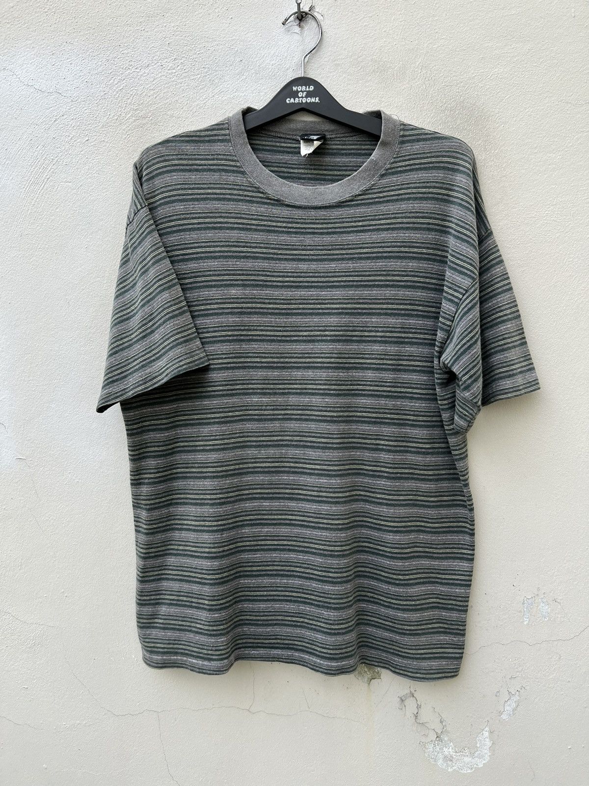 Vintage Vintage 90s R.N.Z California Stripe tee Grunge Skate Surf Size US L / EU 52-54 / 3 - 3 Thumbnail