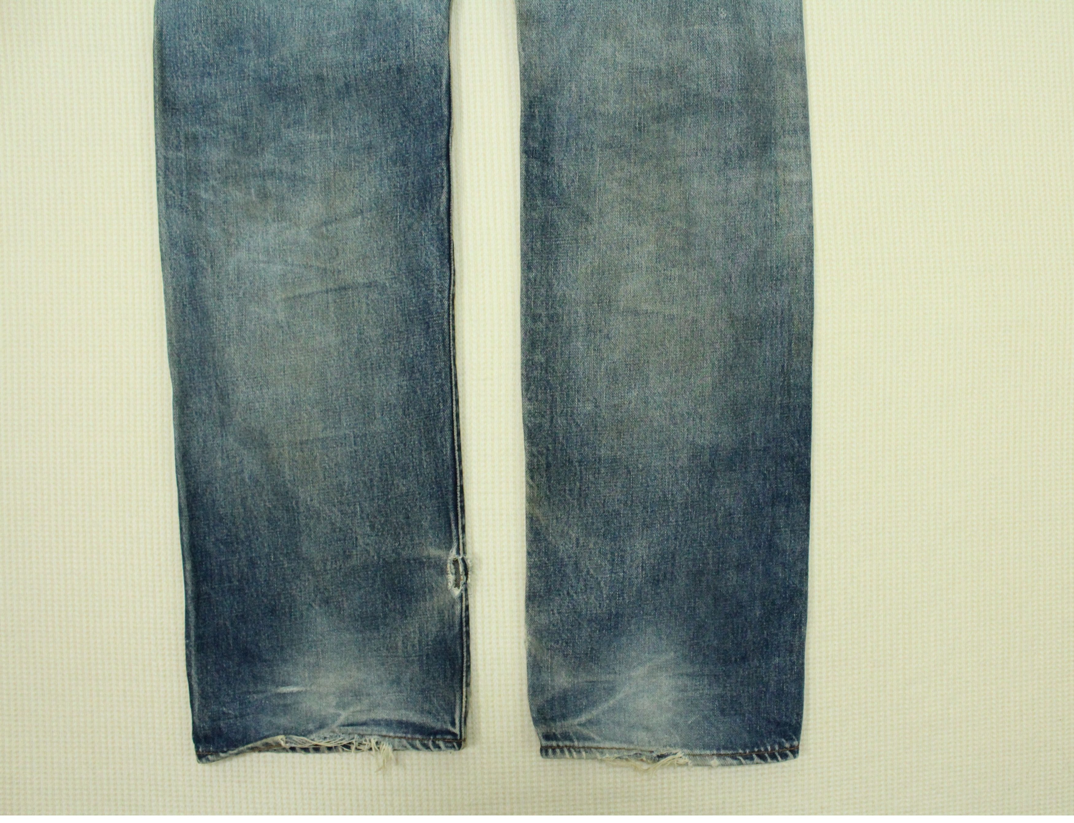 Levi's Vintage Clothing × Vintage Vintage LEVIS Lot 502 xx Denim Jeans Distressed Red Line Size US 32 / EU 48 - 7 Thumbnail