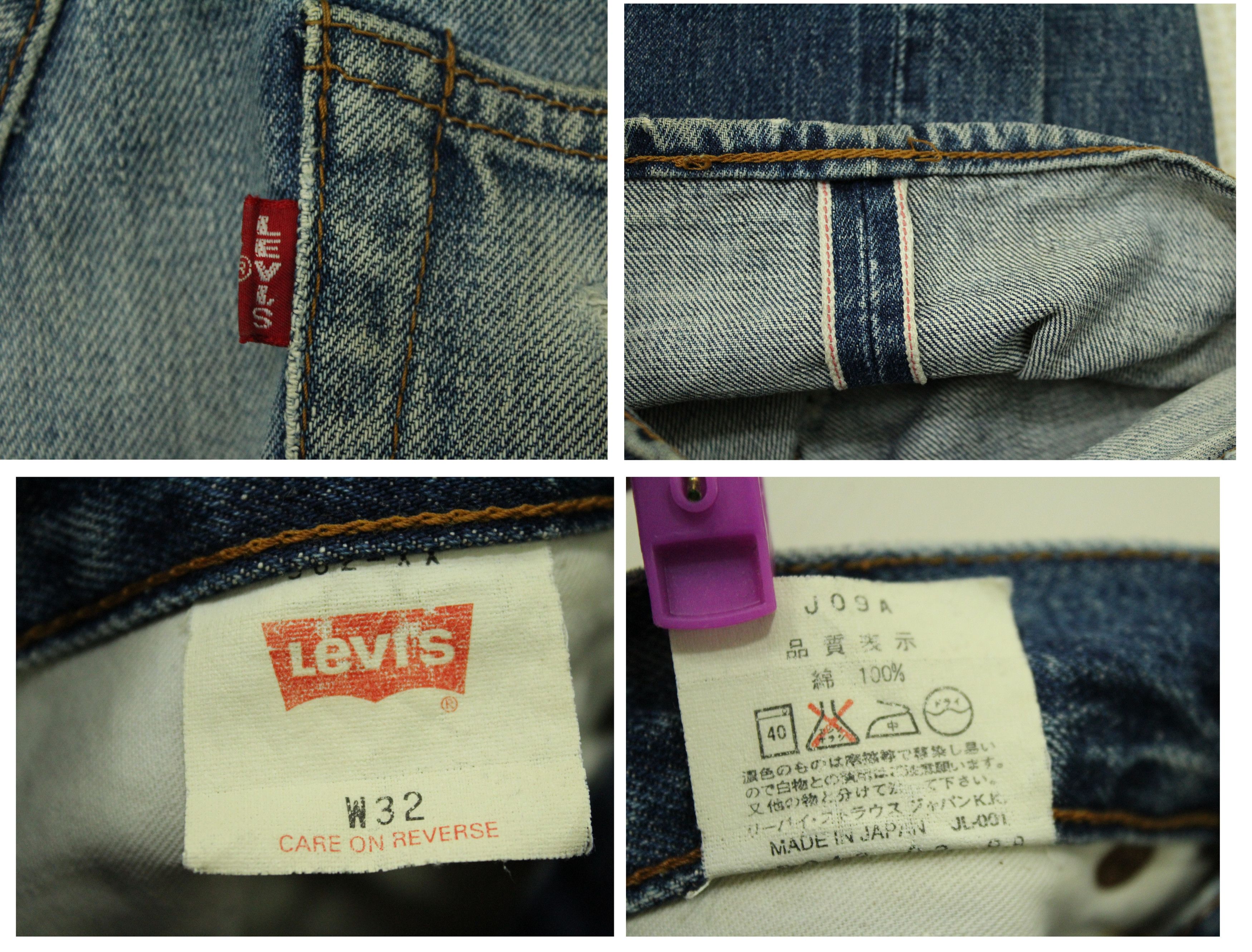 Levi's Vintage Clothing × Vintage Vintage LEVIS Lot 502 xx Denim Jeans Distressed Red Line Size US 32 / EU 48 - 8 Thumbnail