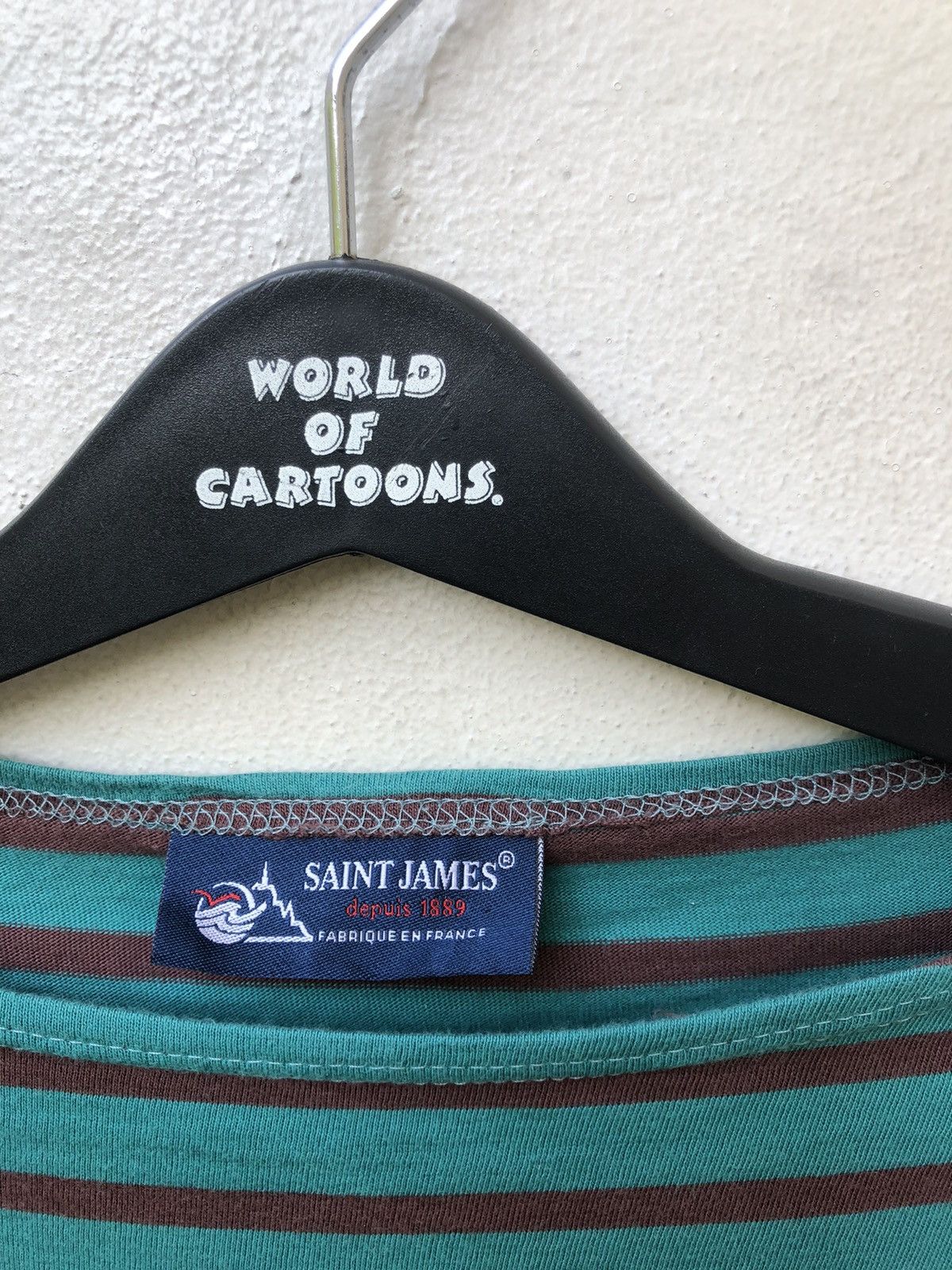 Vintage Saint James Made in France Striped Basque t shirt