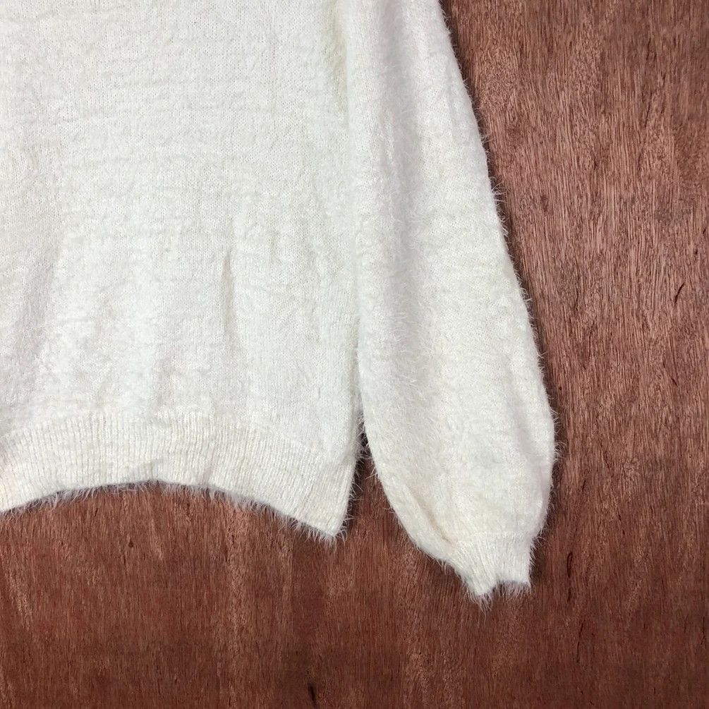 Homespun Knitwear Earth Music Econology Shag Shaggy Fur Mohair Knitwear #6592 Size US S / EU 44-46 / 1 - 2 Thumbnail
