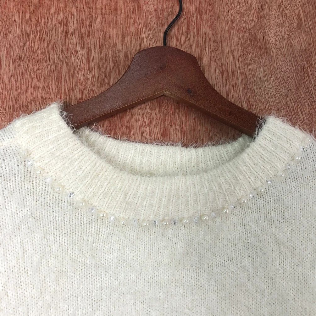 Homespun Knitwear Earth Music Econology Shag Shaggy Fur Mohair Knitwear #6592 Size US S / EU 44-46 / 1 - 7 Thumbnail
