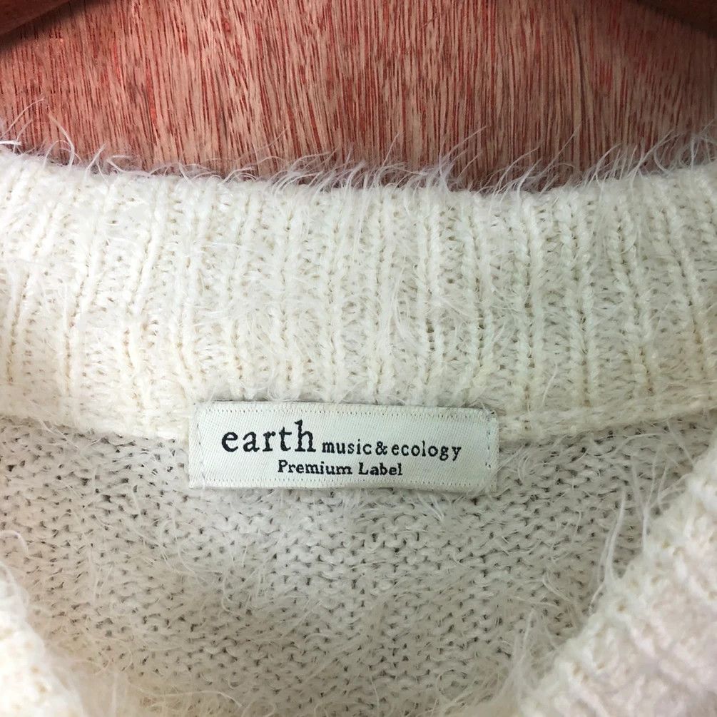 Homespun Knitwear Earth Music Econology Shag Shaggy Fur Mohair Knitwear #6592 Size US S / EU 44-46 / 1 - 8 Thumbnail