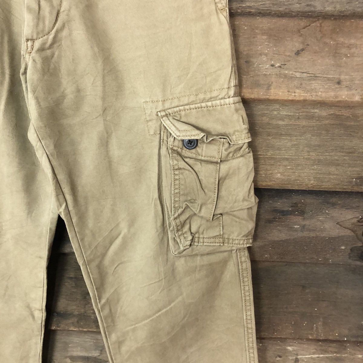 Japanese Brand Old Navy Brown multipocket tactical Cargo Pants #5888 Size US 29 - 7 Thumbnail