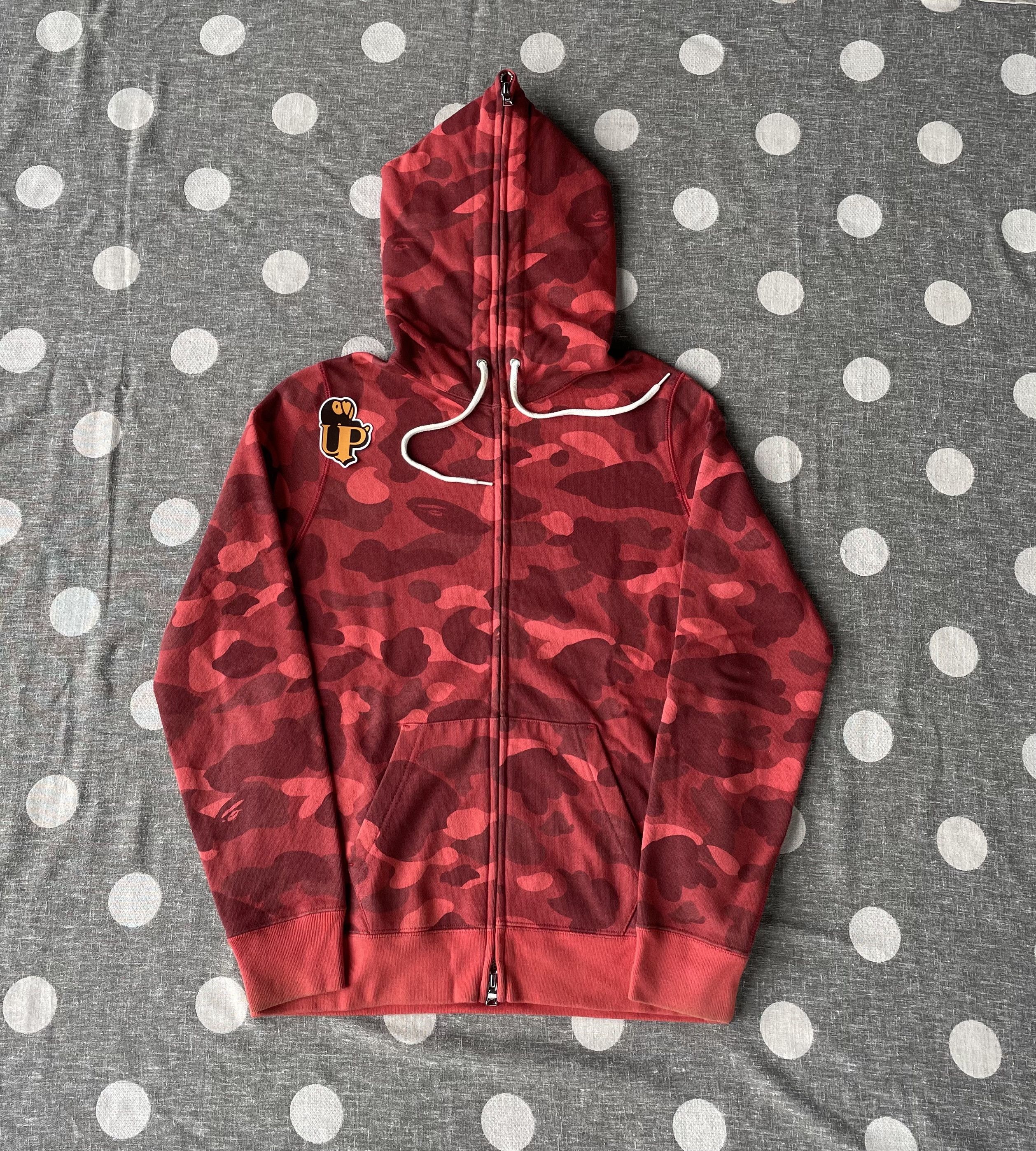 Bape Bape Red Camo Fullzip Hoodie Size XS / US 0-2 / IT 36-38 - 2 Thumbnail