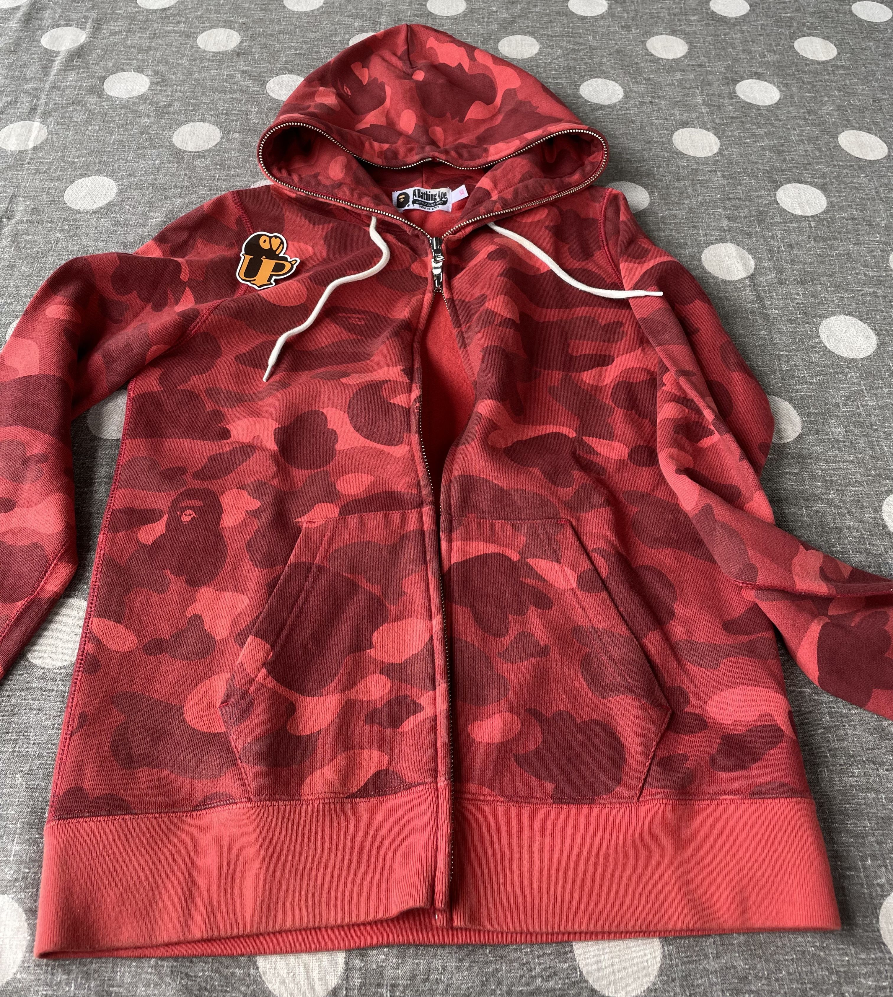 Bape Bape Red Camo Fullzip Hoodie Size XS / US 0-2 / IT 36-38 - 6 Thumbnail