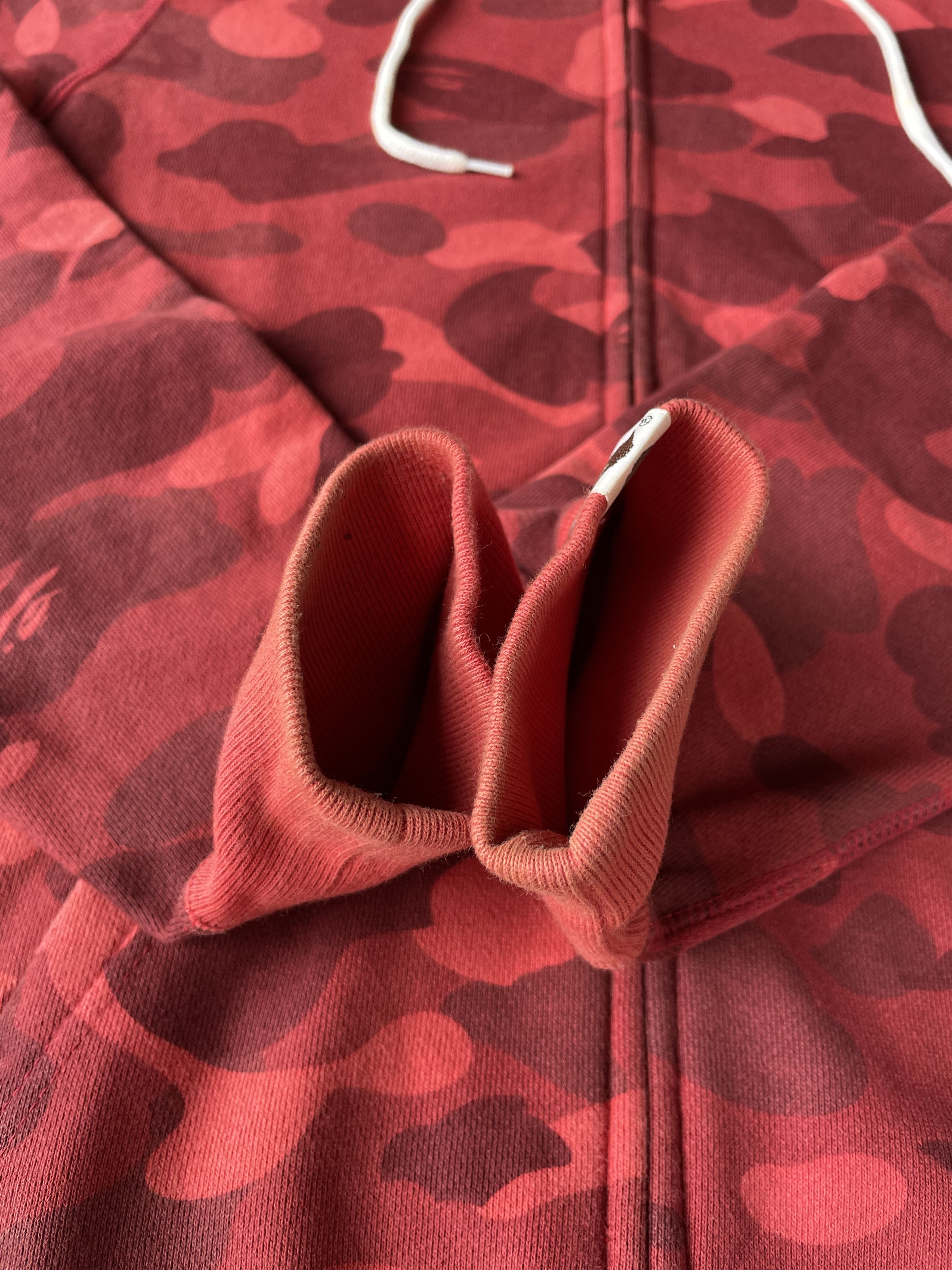 Bape Bape Red Camo Fullzip Hoodie Size XS / US 0-2 / IT 36-38 - 7 Thumbnail