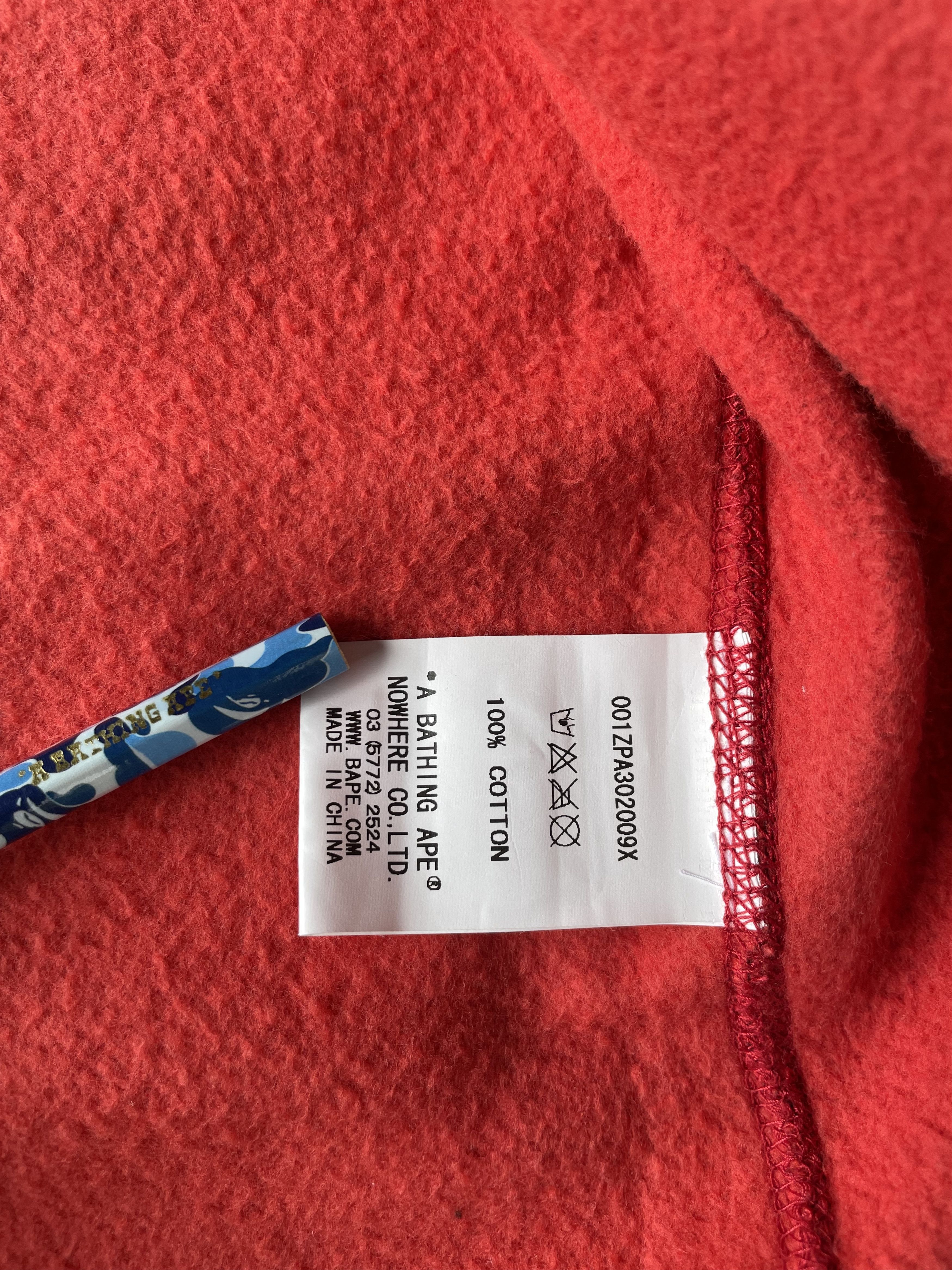 Bape Bape Red Camo Fullzip Hoodie Size XS / US 0-2 / IT 36-38 - 12 Thumbnail