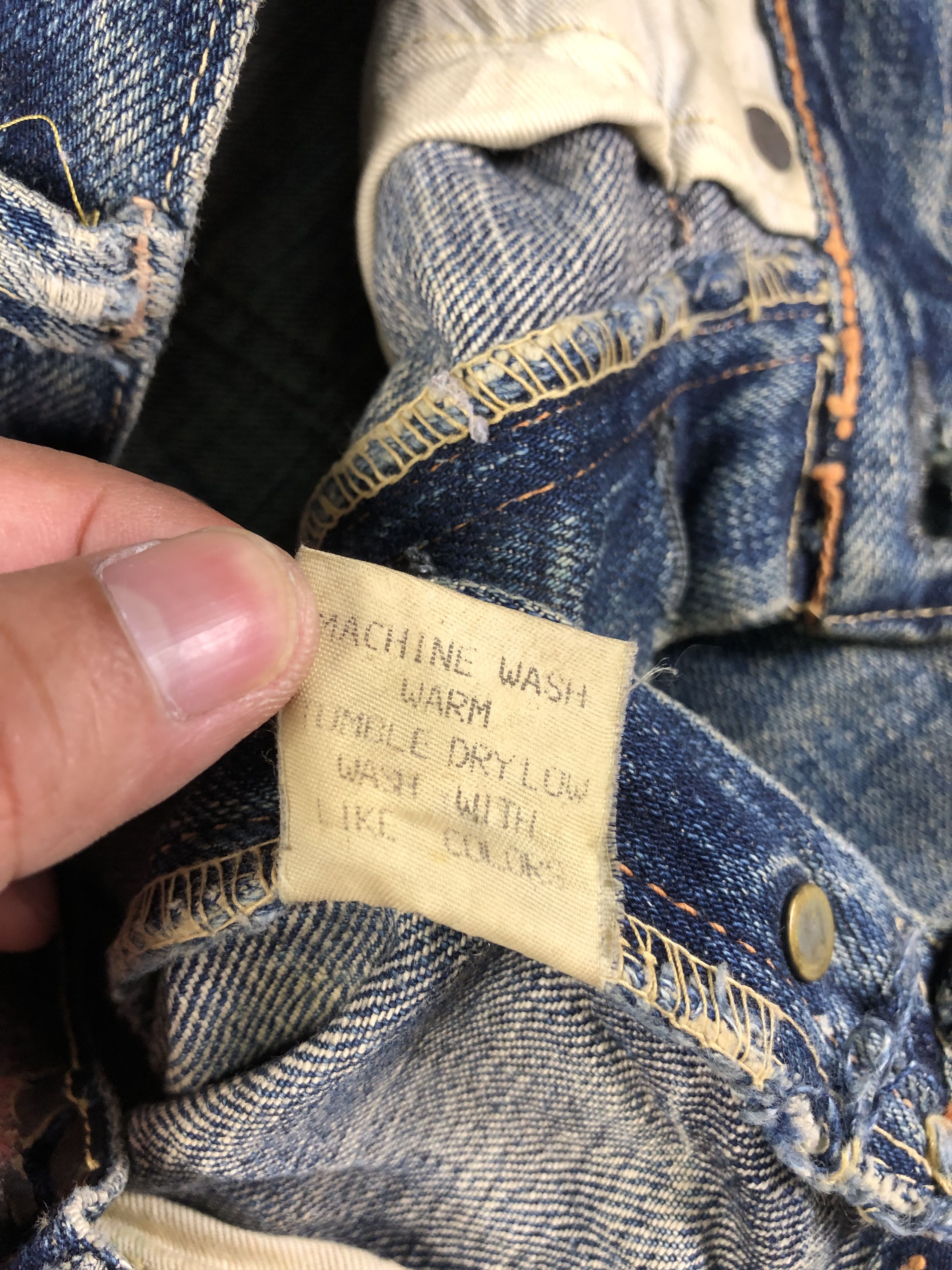 Full Count & Co. Wash Blue Full Count Selvedge Jeans 28x30 Size US 28 / EU 44 - 6 Thumbnail
