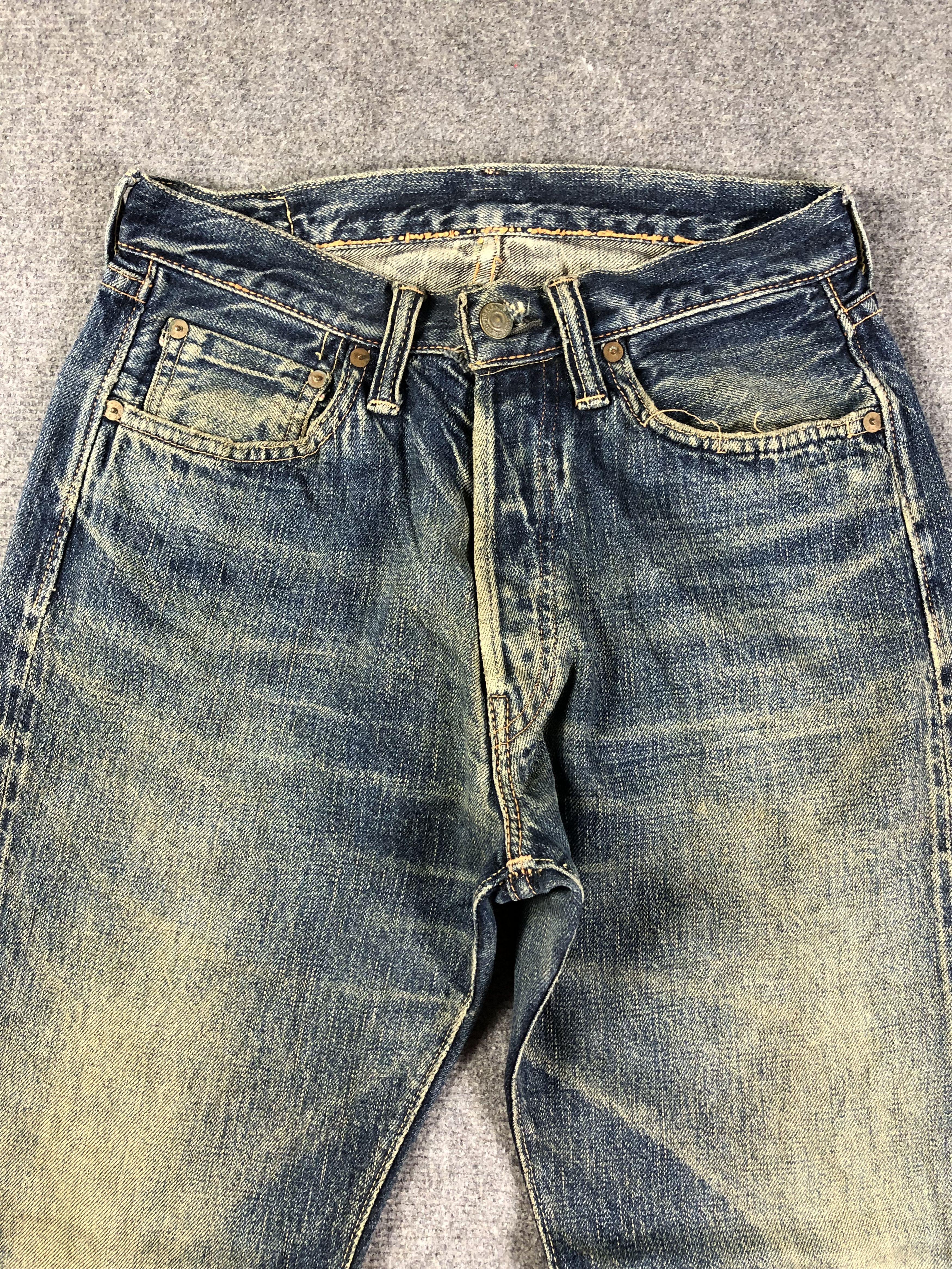 Full Count & Co. Wash Blue Full Count Selvedge Jeans 28x30 Size US 28 / EU 44 - 2 Thumbnail