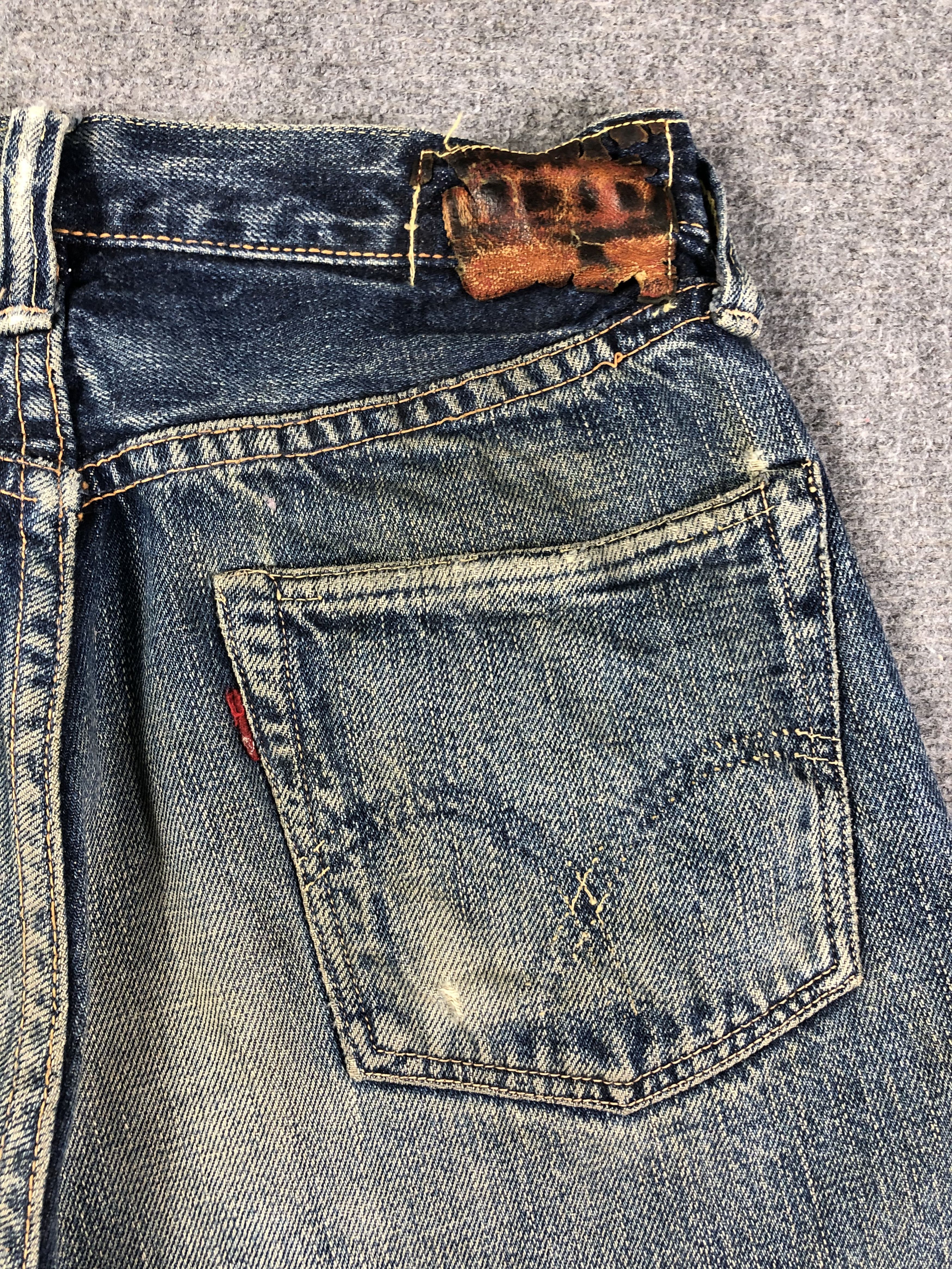 Full Count & Co. Wash Blue Full Count Selvedge Jeans 28x30 Size US 28 / EU 44 - 10 Thumbnail