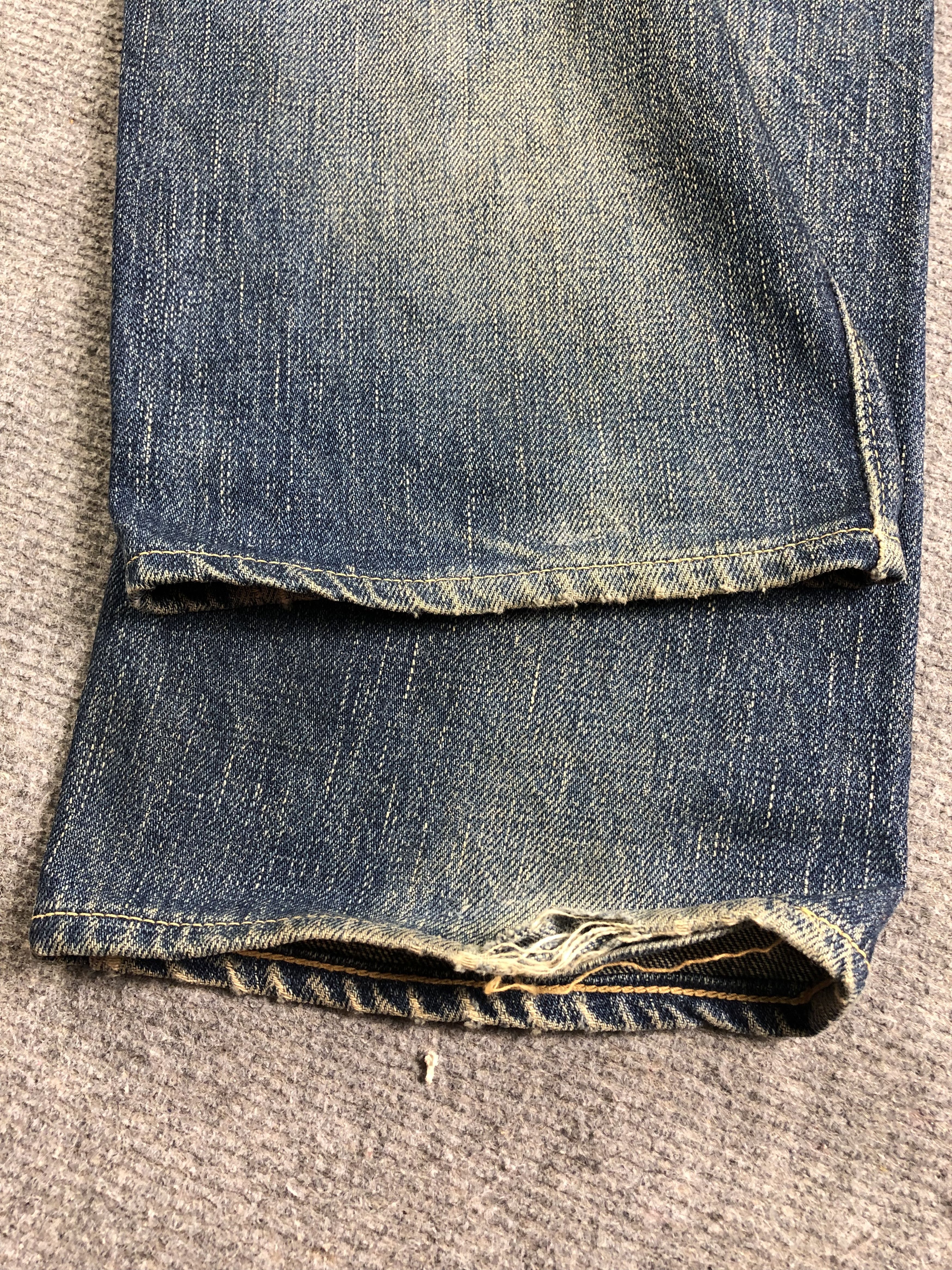 Full Count & Co. Wash Blue Full Count Selvedge Jeans 28x30 Size US 28 / EU 44 - 11 Thumbnail