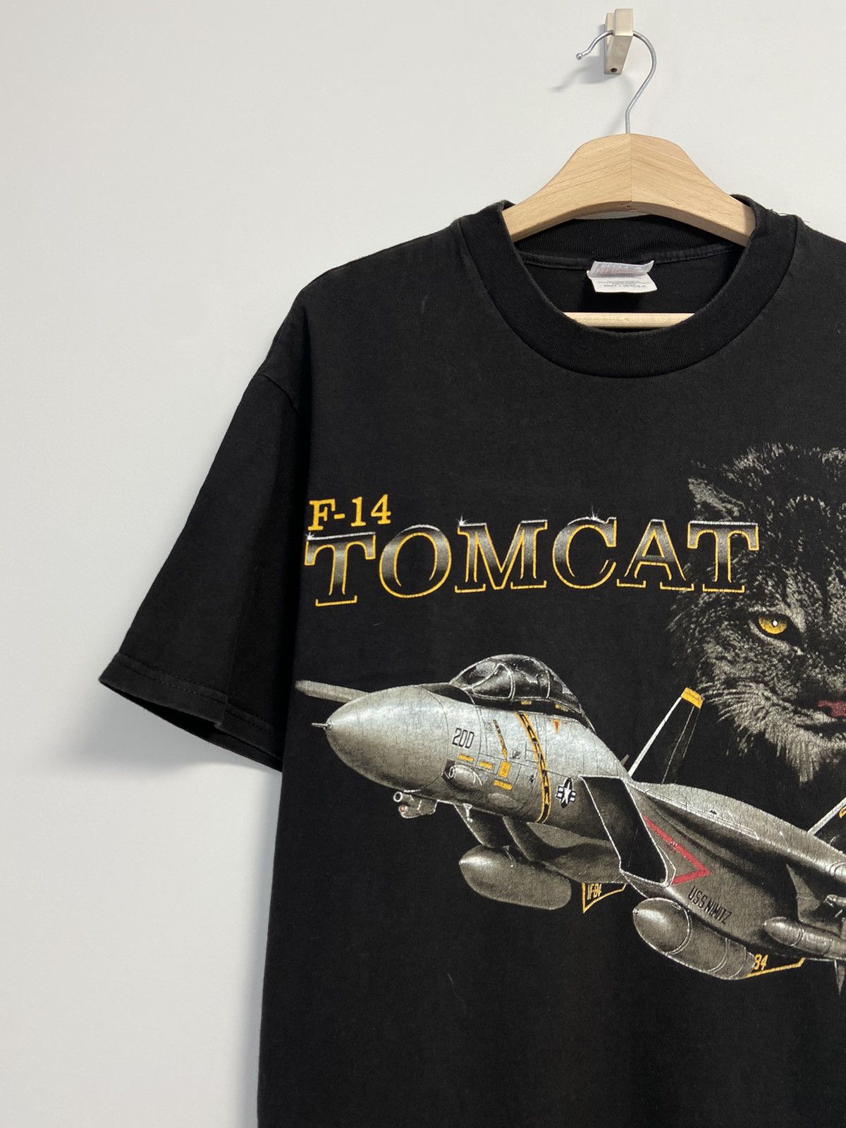 Band Tees × Vintage Vintage Shirt Tomcat F-14 Size US L / EU 52-54 / 3 - 2 Thumbnail