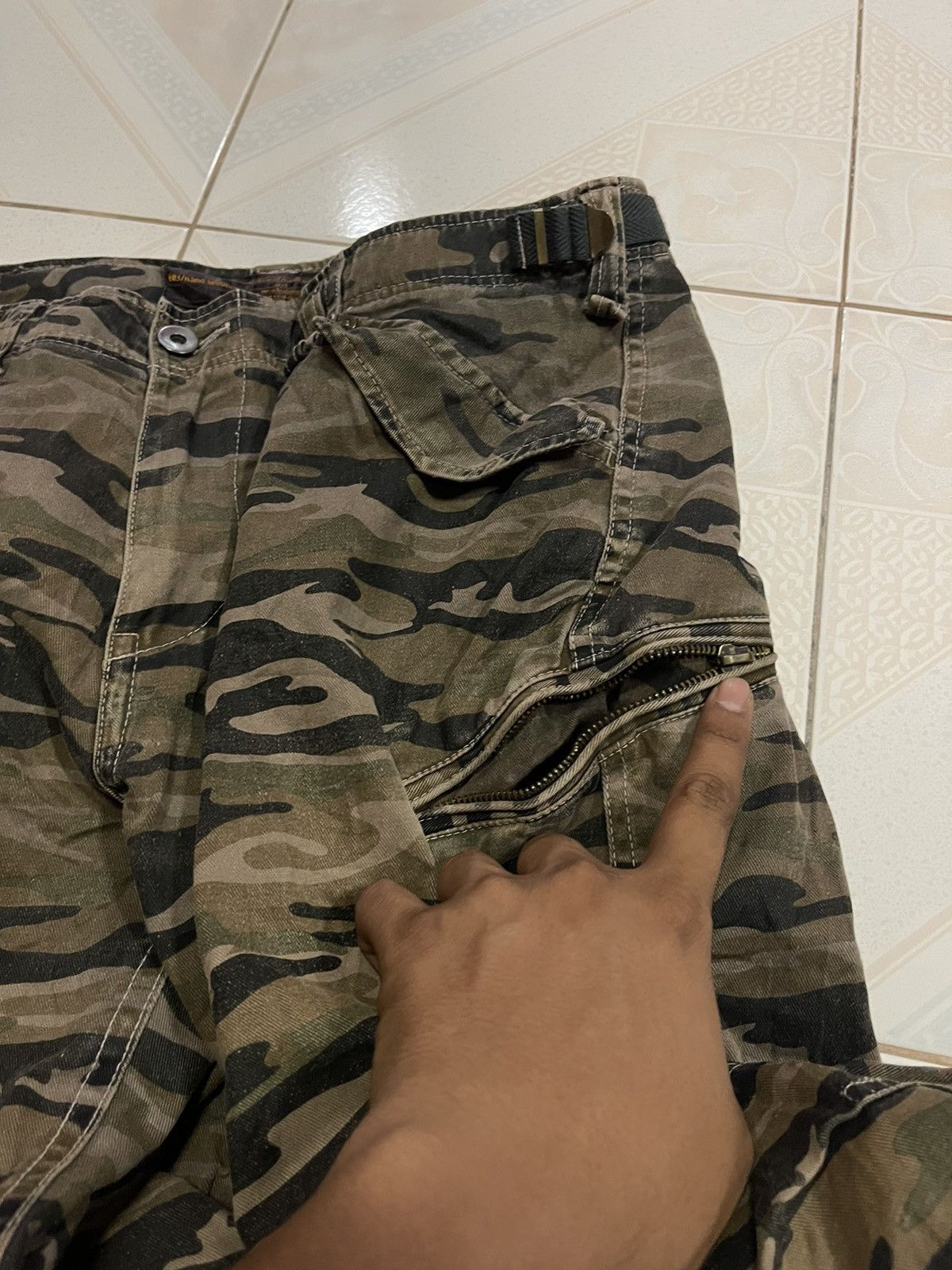 Nano Universe x 8-Pocket Tiger Camo Cargo🔥🔥