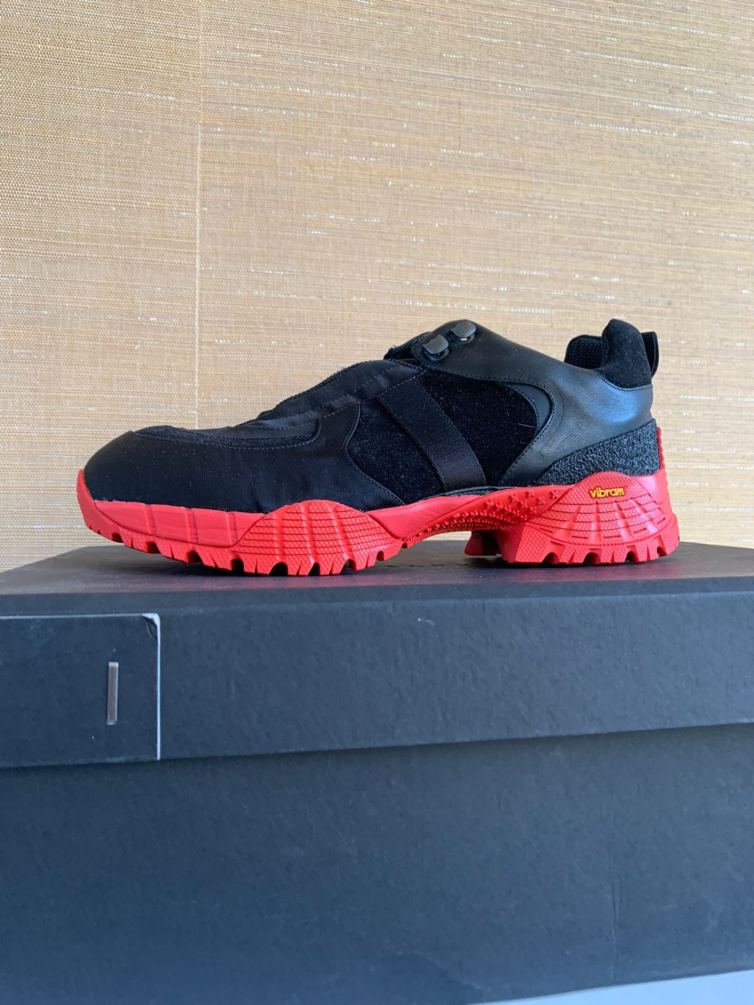 Alyx Vibram Sole Hiking Boots in Black With Red Sole Size US 7 / EU 40 - 1 Thumbnail