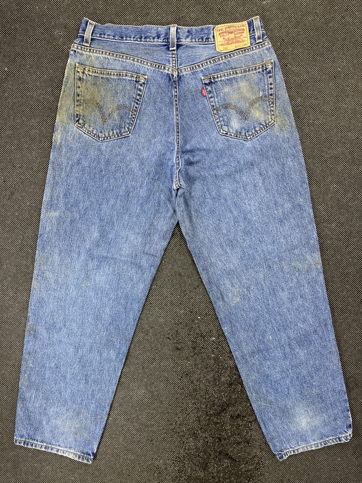 Levi's Vintage Levis 560 Dirty Wash Jeans - J693 Size US 34 / EU 50 - 2 Thumbnail