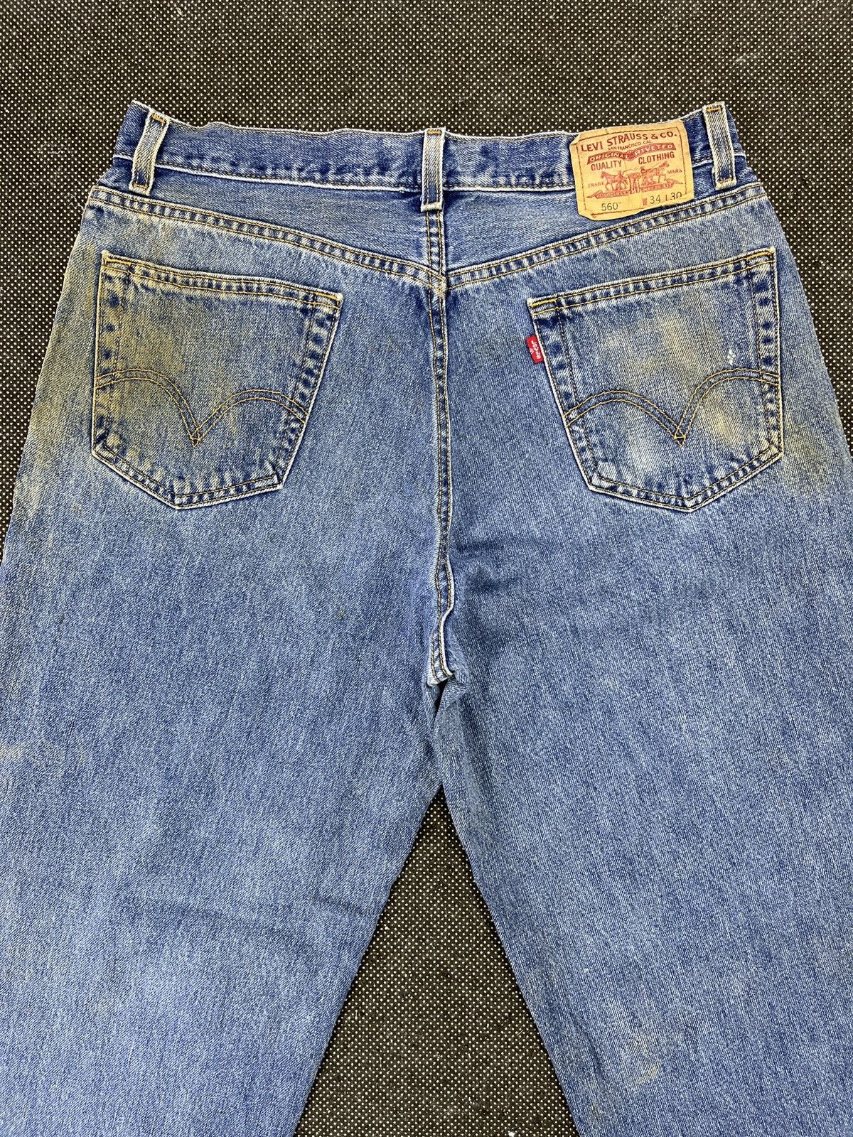 Levi's Vintage Levis 560 Dirty Wash Jeans - J693 Size US 34 / EU 50 - 4 Thumbnail
