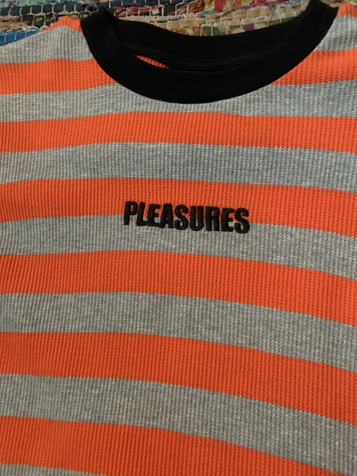 Pleasures Pleasures Striped Thermal Longsleeve Size US L / EU 52-54 / 3 - 2 Thumbnail