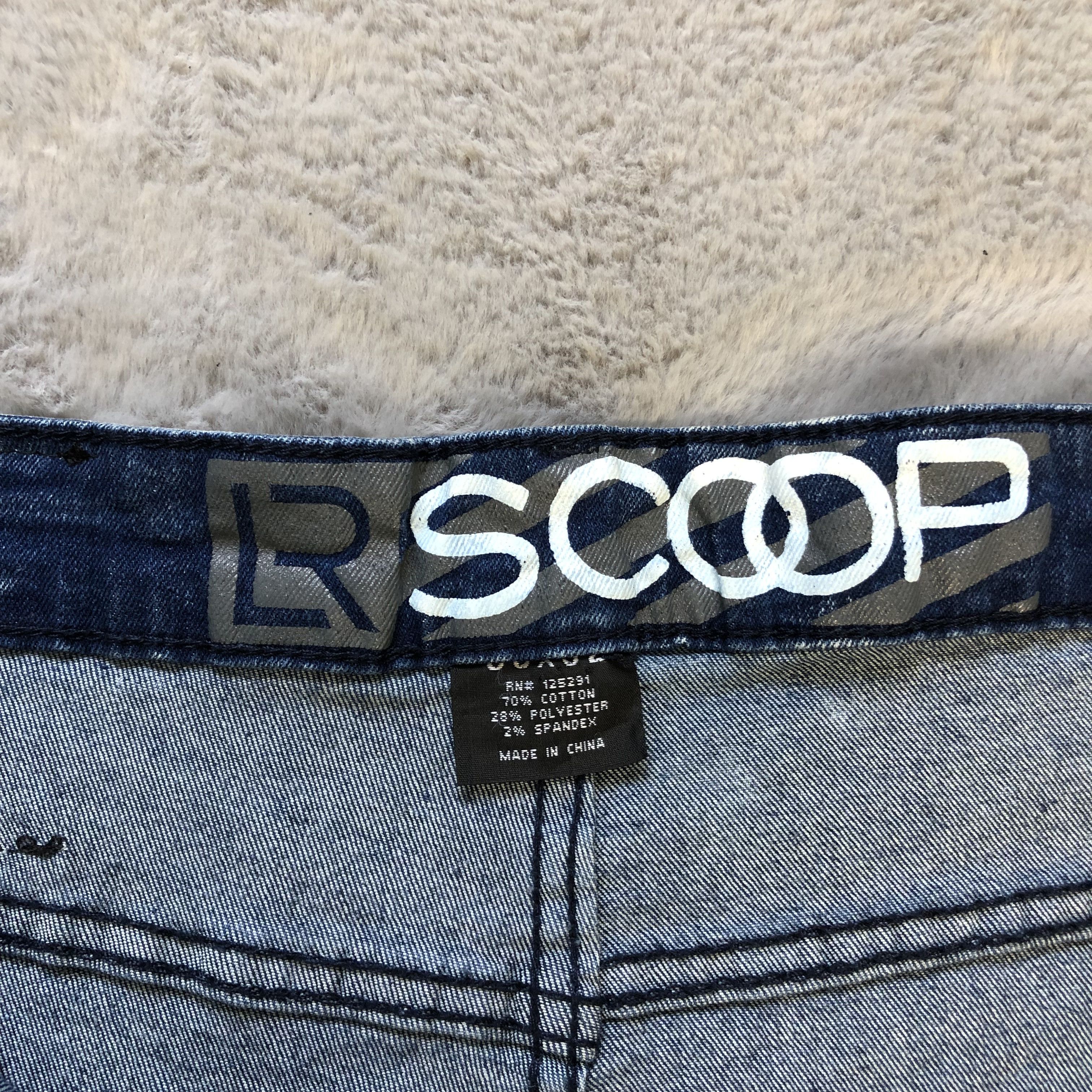 SCOOP SCOOP NYC SPLATTER TRASHED DISTRESSED DENIM PANTS #5971-216 Size US 38 / EU 54 - 10 Thumbnail