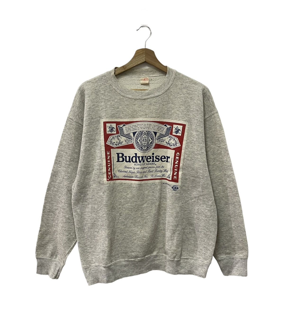 Vintage Budweiser King Of Beers Big Logo Sweatshirt