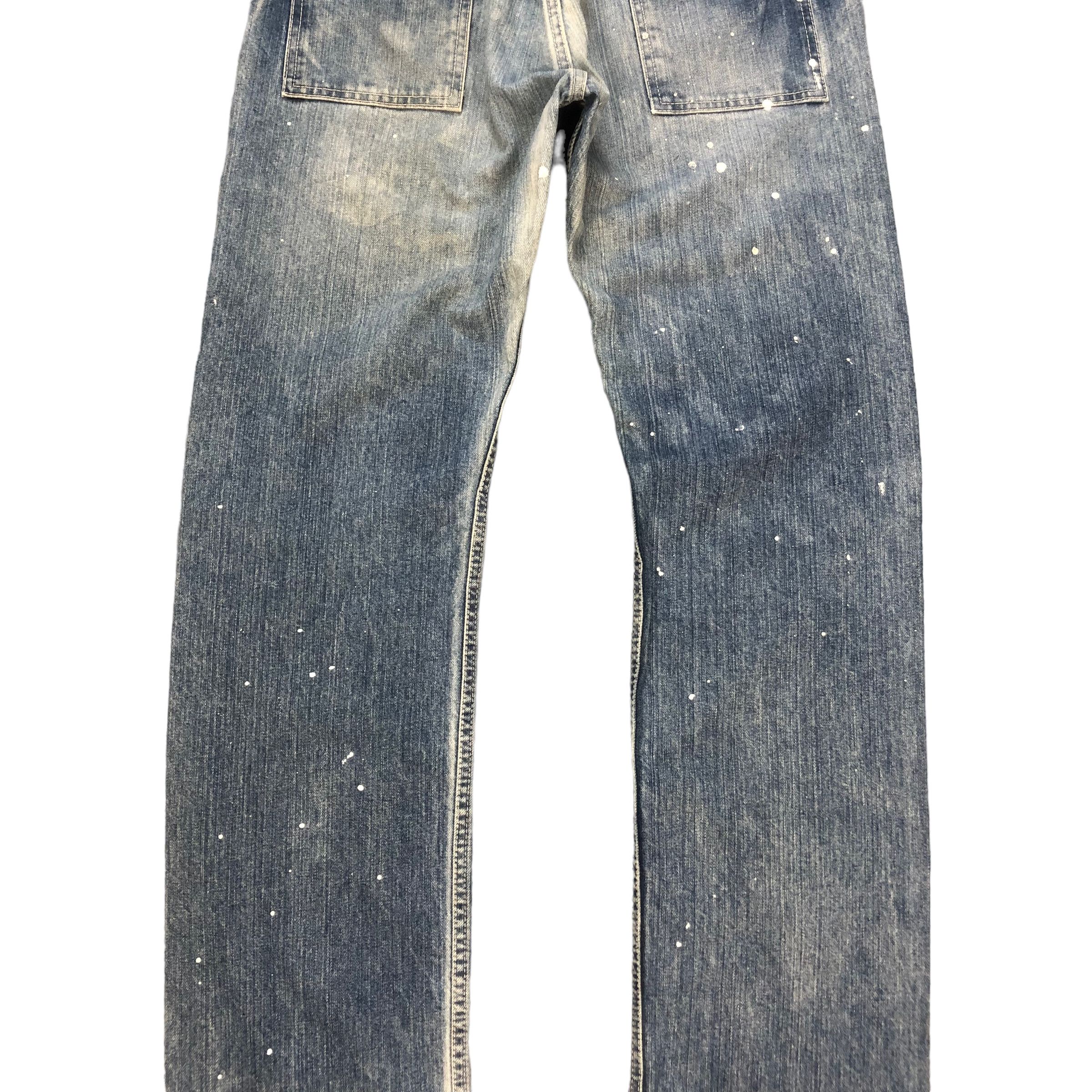 Eternal VINTAGE ETERNAL PAINT SPLATTERS SELVEDGE DENIM #6128-220 Size US 31 - 16 Thumbnail