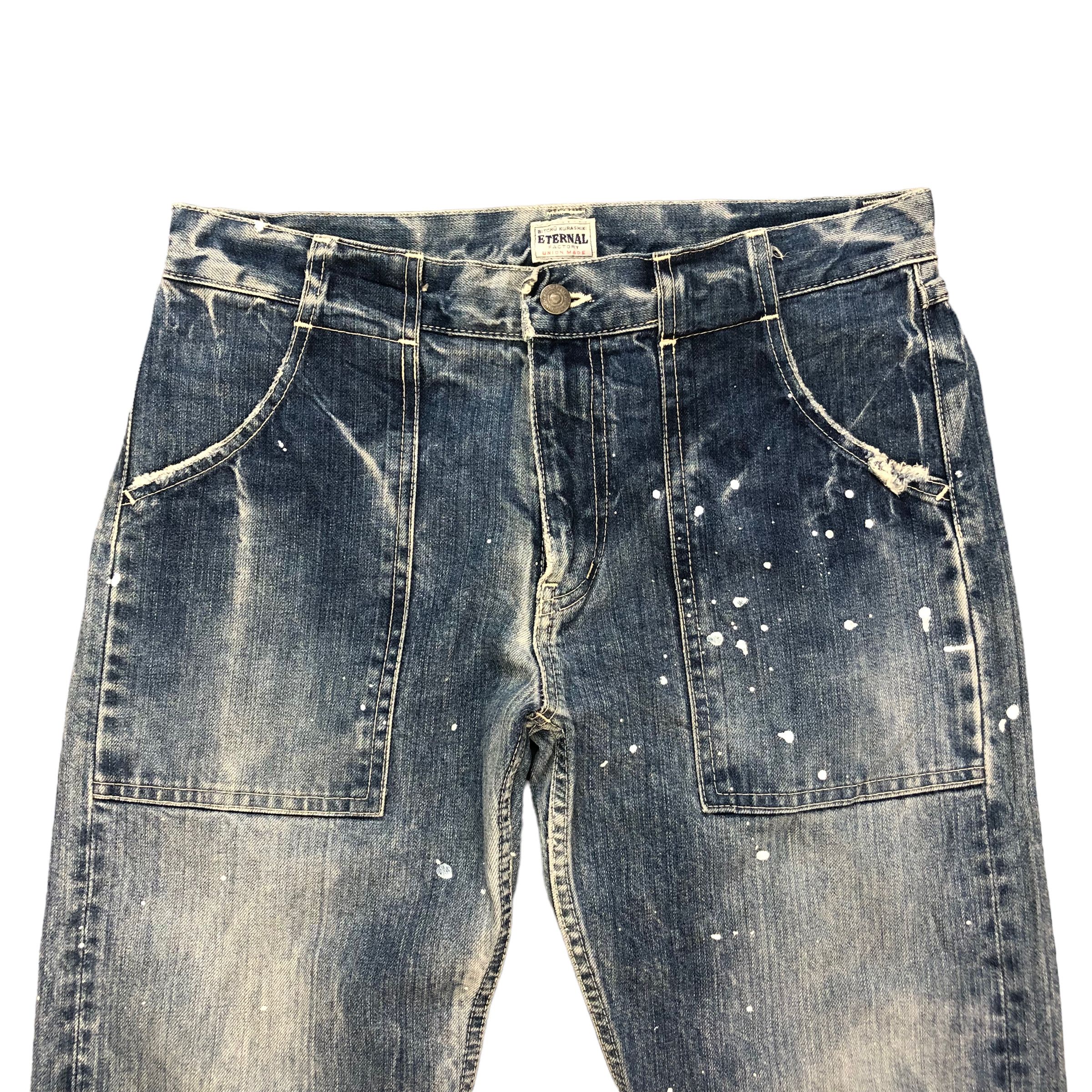 Eternal VINTAGE ETERNAL PAINT SPLATTERS SELVEDGE DENIM #6128-220 Size US 31 - 2 Thumbnail