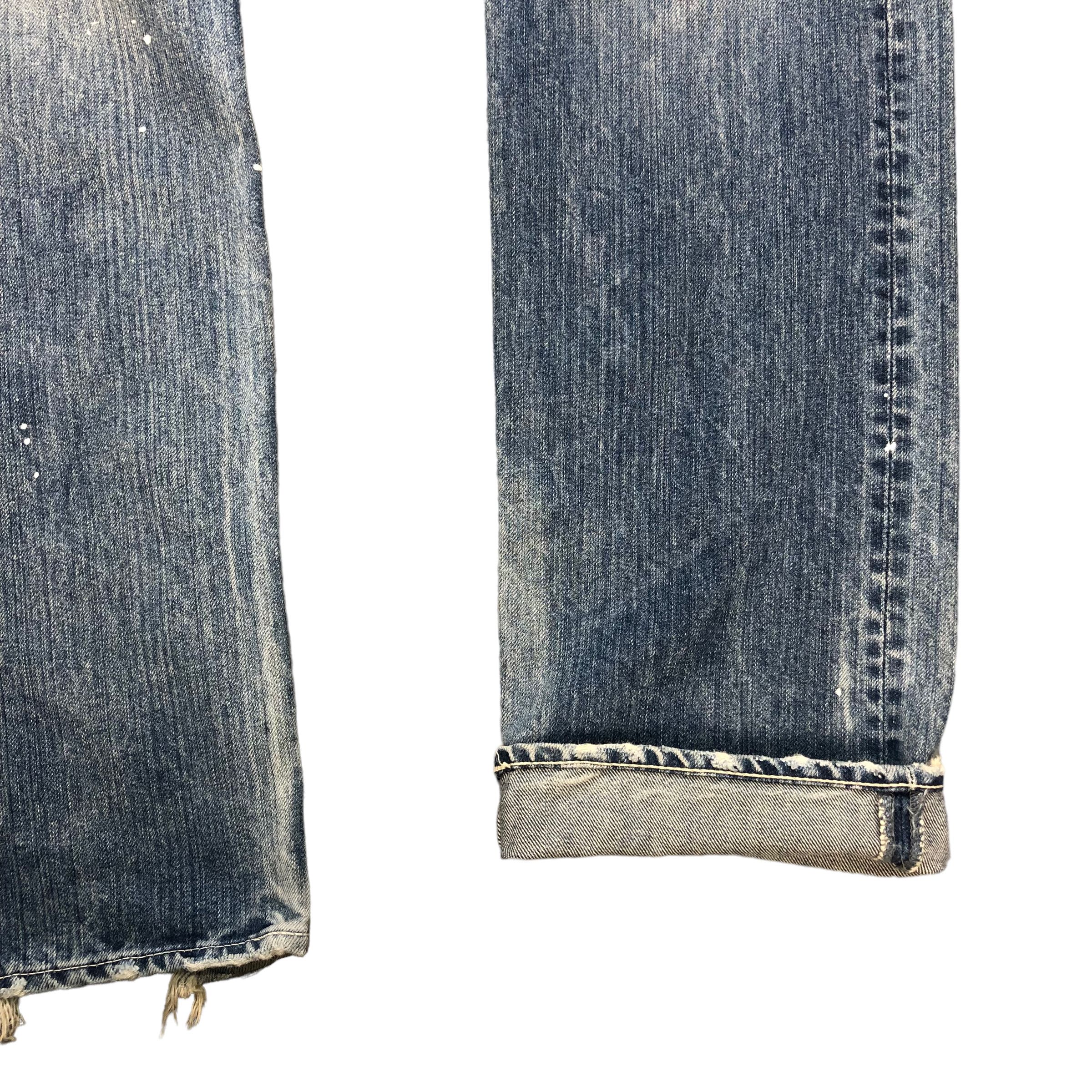 Eternal VINTAGE ETERNAL PAINT SPLATTERS SELVEDGE DENIM #6128-220 Size US 31 - 9 Thumbnail