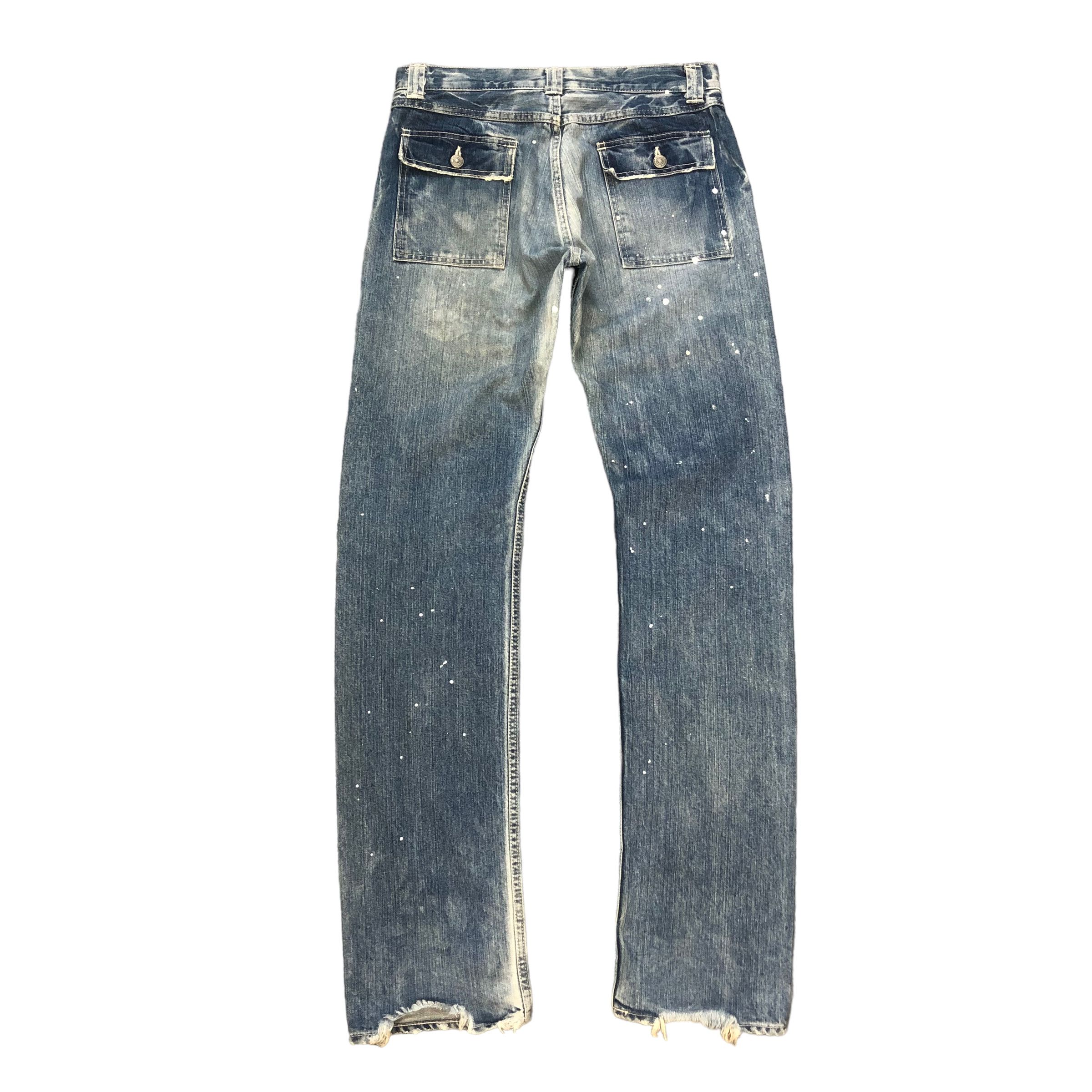 Eternal VINTAGE ETERNAL PAINT SPLATTERS SELVEDGE DENIM #6128-220 Size US 31 - 13 Thumbnail