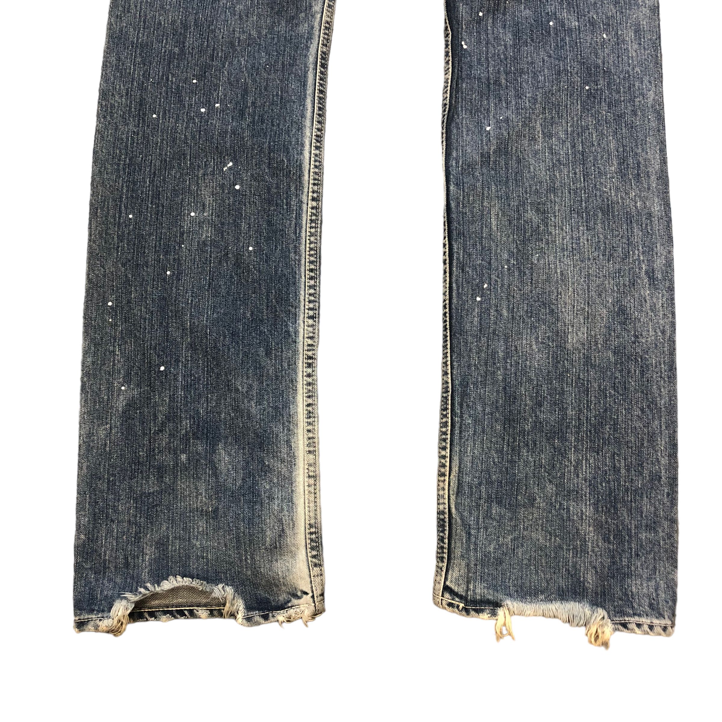 Eternal VINTAGE ETERNAL PAINT SPLATTERS SELVEDGE DENIM #6128-220 Size US 31 - 17 Thumbnail