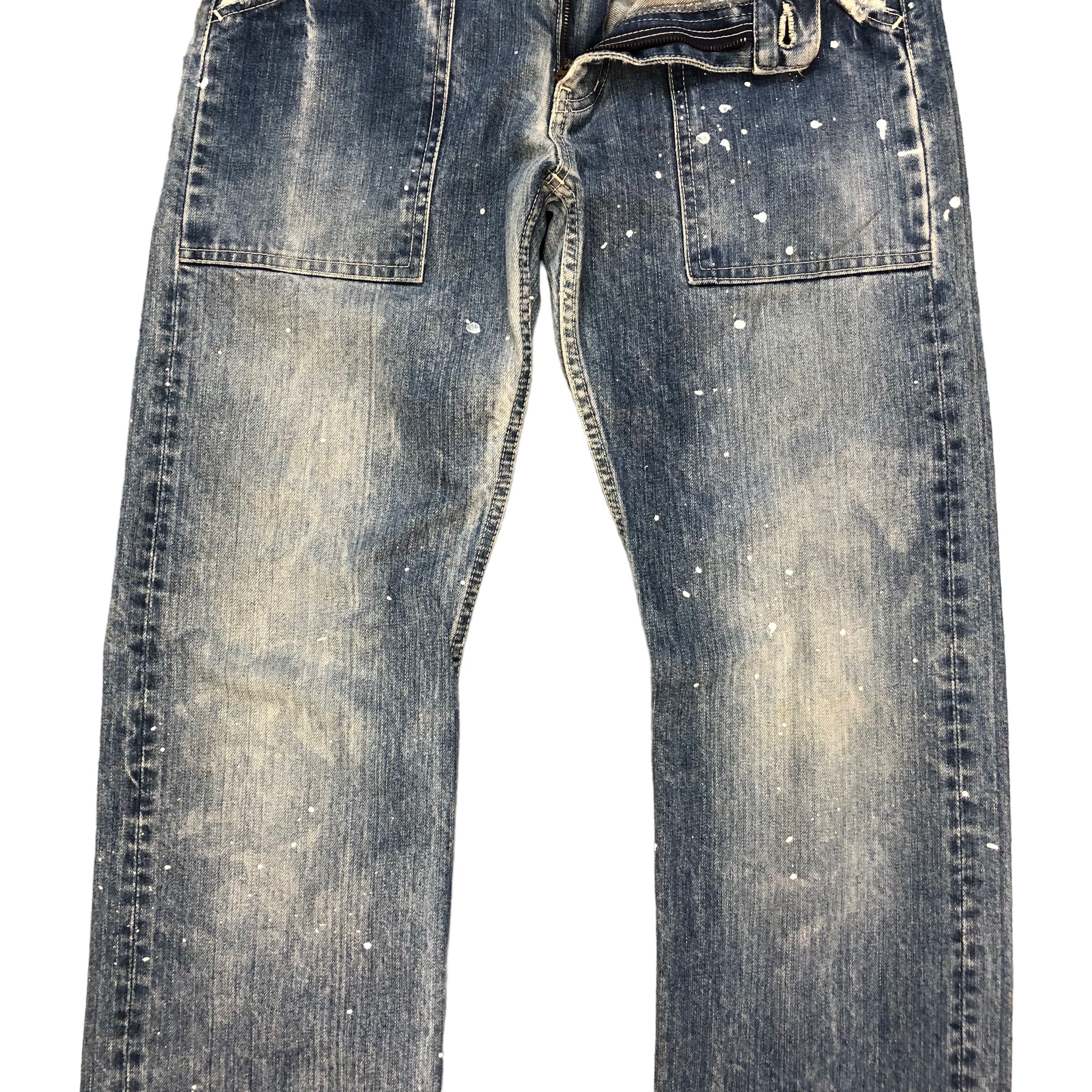 Eternal VINTAGE ETERNAL PAINT SPLATTERS SELVEDGE DENIM #6128-220 Size US 31 - 7 Thumbnail