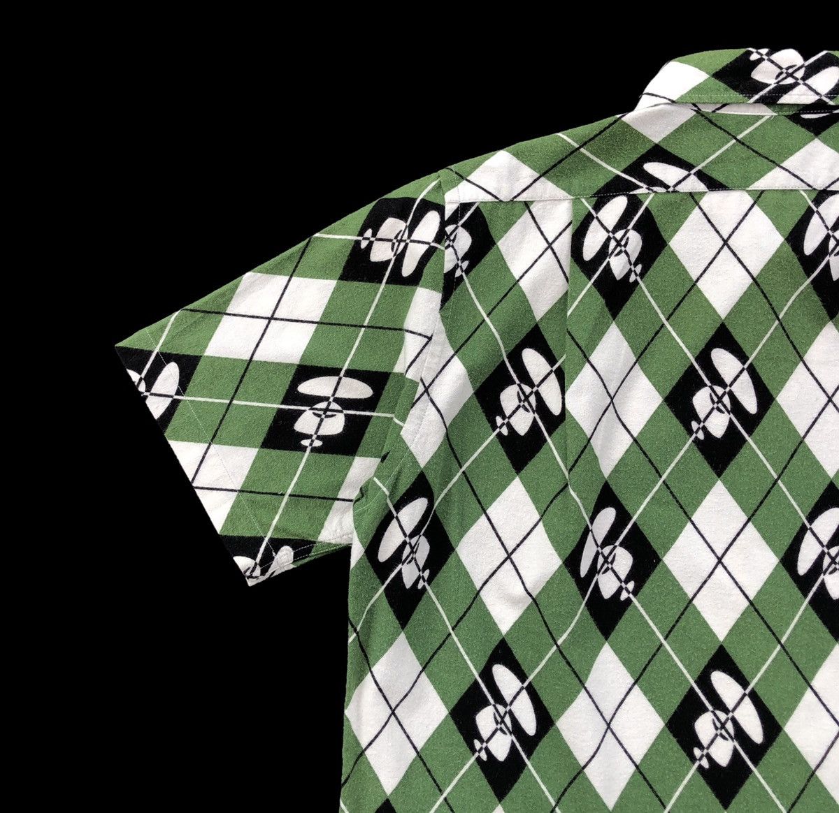 Bape Argyle S/S Button Up Shirt Size US M / EU 48-50 / 2 - 8 Thumbnail