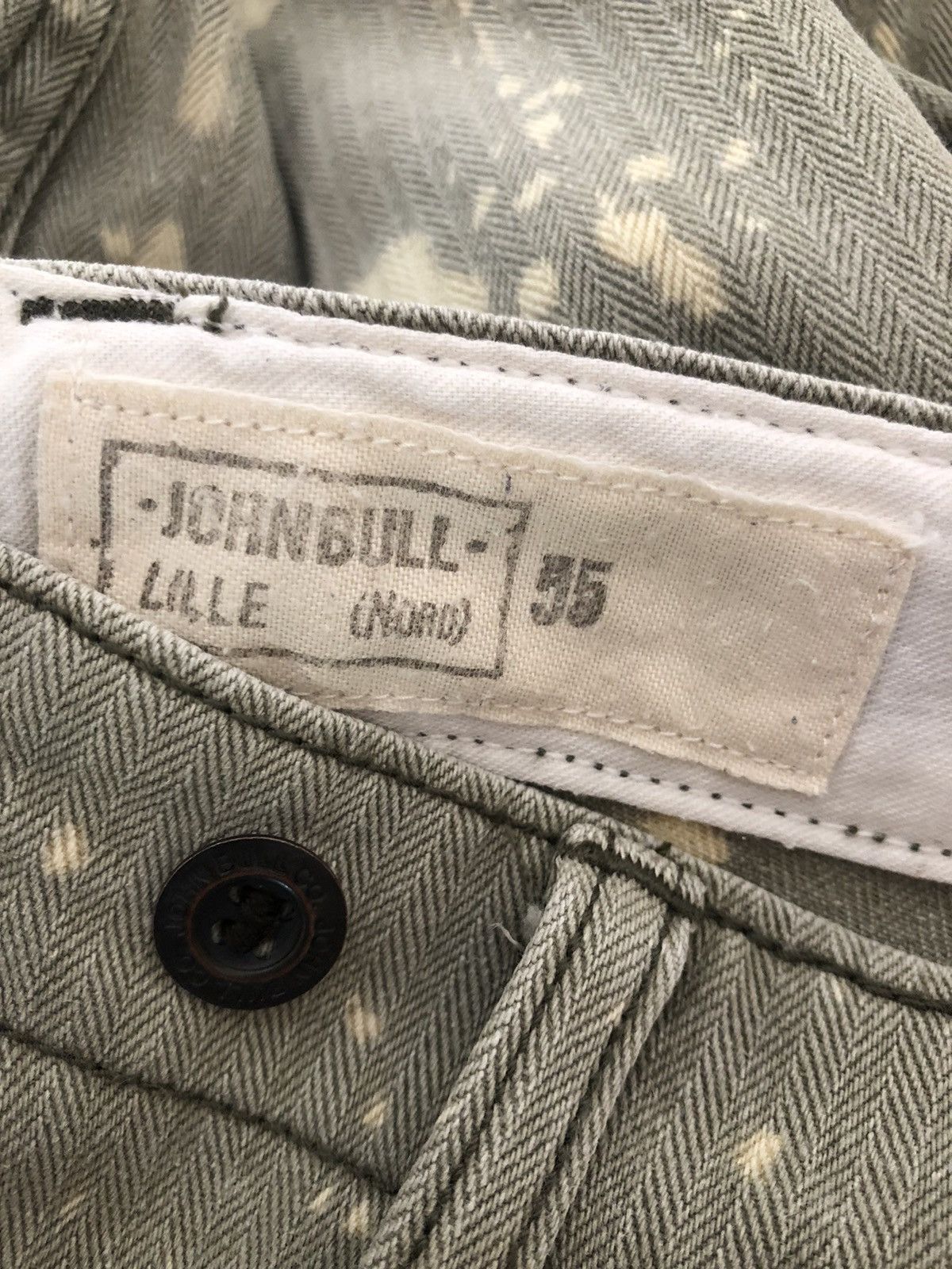 Johnbull 90s John Bull Bleached HBT Military Cargo Trouser Pant Size US 30 / EU 46 - 24 Thumbnail