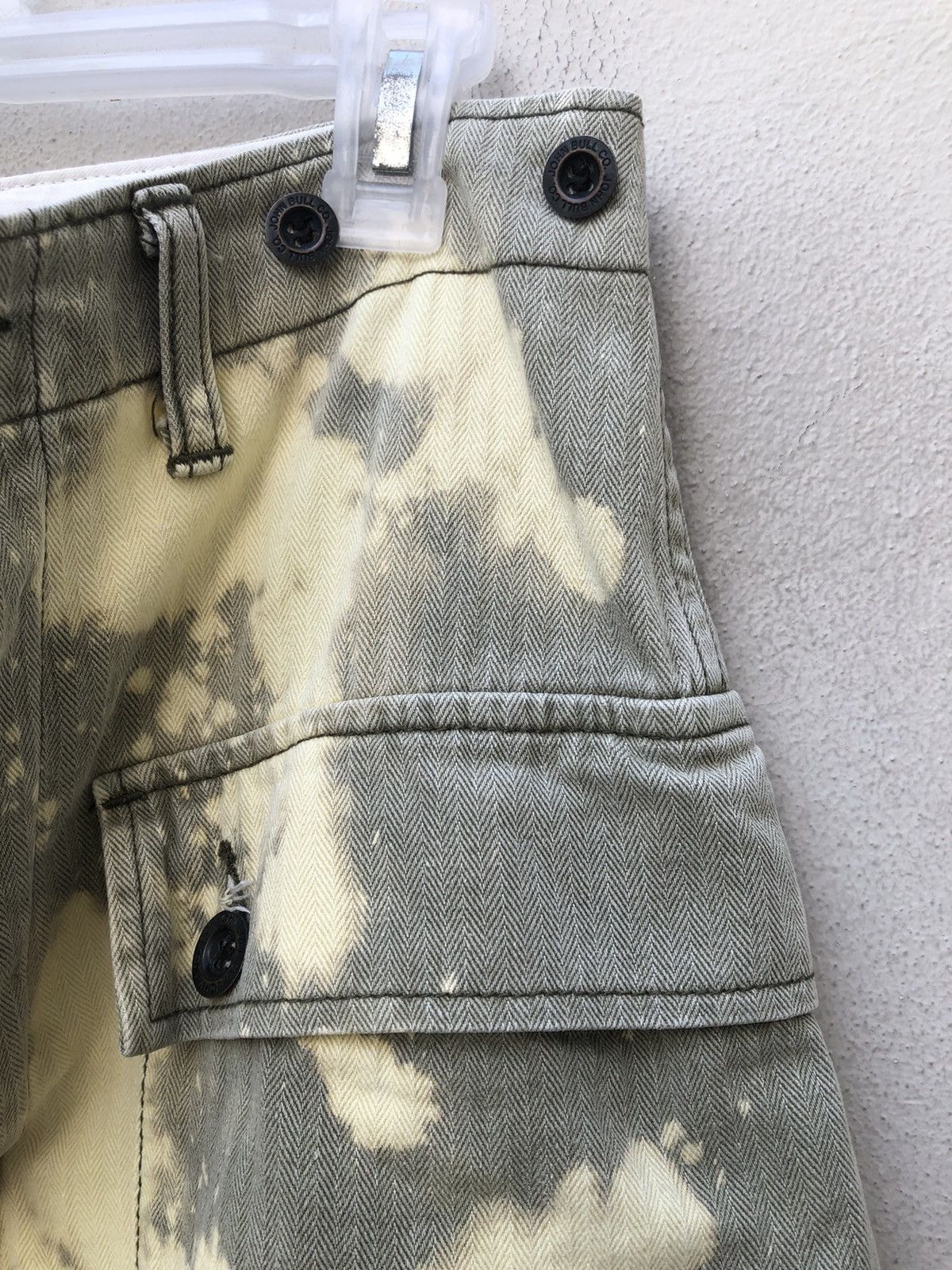 Johnbull 90s John Bull Bleached HBT Military Cargo Trouser Pant Size US 30 / EU 46 - 13 Thumbnail