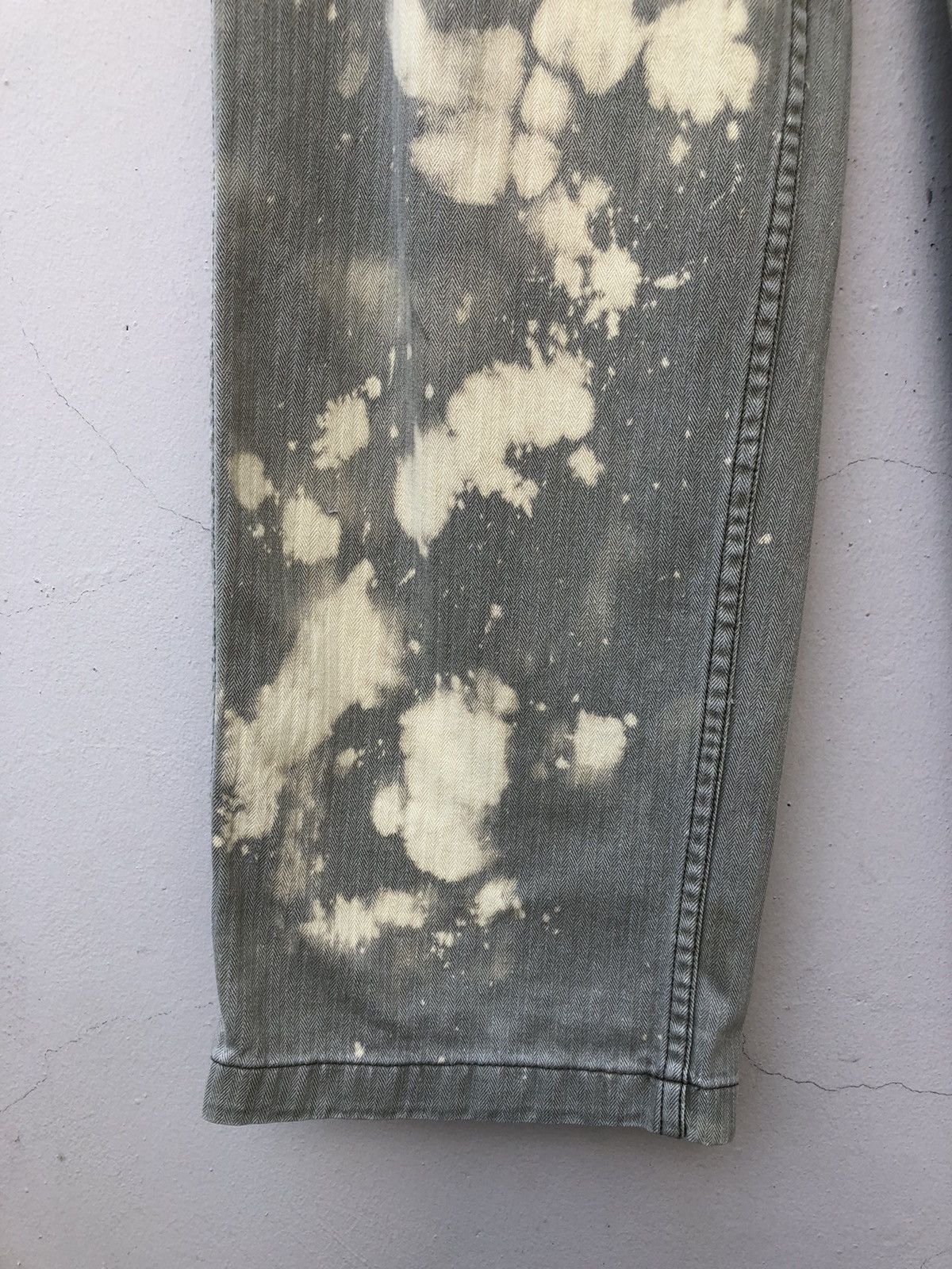 Johnbull 90s John Bull Bleached HBT Military Cargo Trouser Pant Size US 30 / EU 46 - 11 Thumbnail
