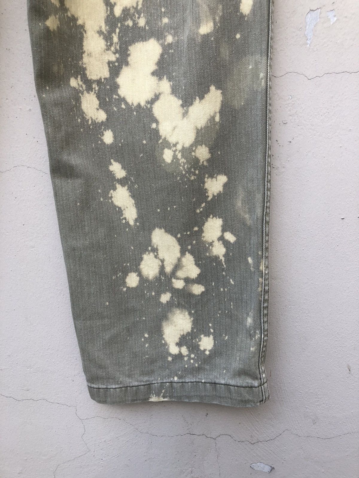 Johnbull 90s John Bull Bleached HBT Military Cargo Trouser Pant Size US 30 / EU 46 - 21 Thumbnail
