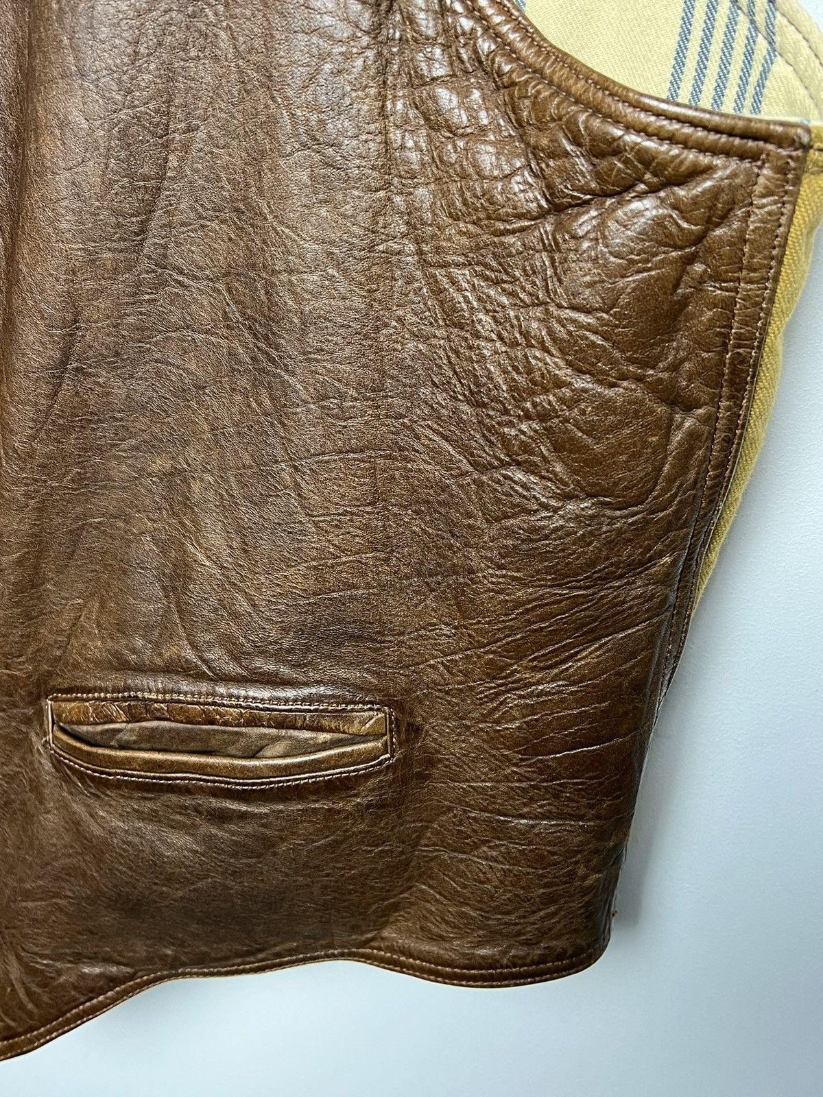 Hugo Boss hugo boss archive leather vest Size US L / EU 52-54 / 3 - 6 Thumbnail