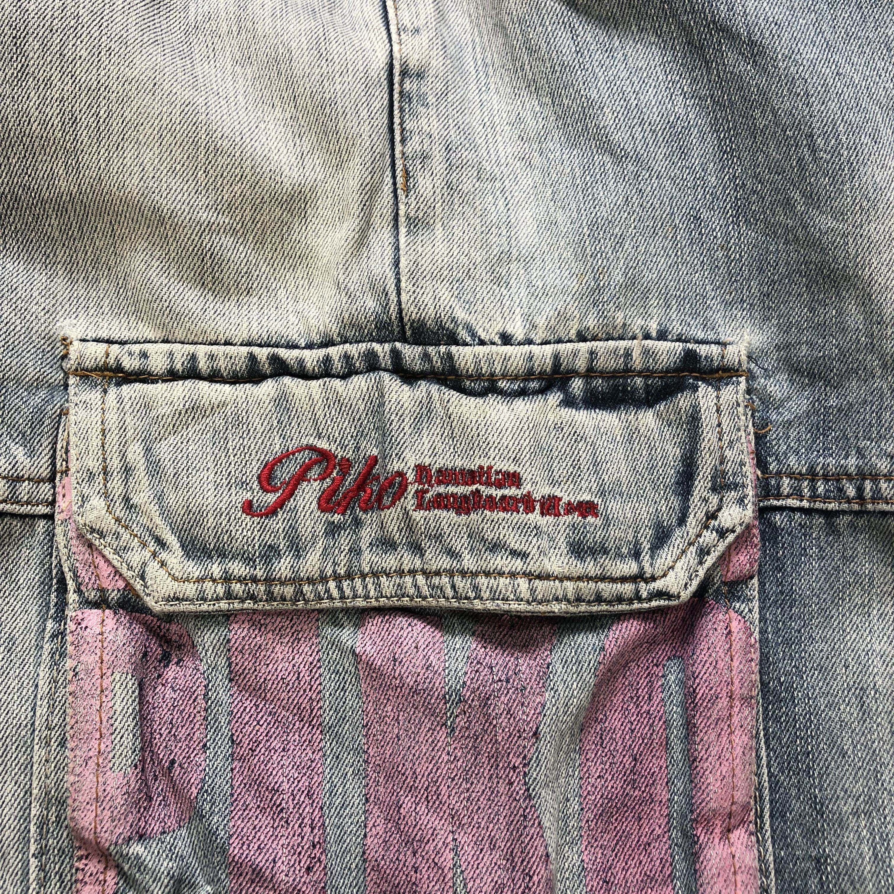 Vintage PIKO HAWAIIAN LONGBOARD 6 POCKET CARGO DENIM PANT #6132-220 Size US 28 / EU 44 - 19 Thumbnail