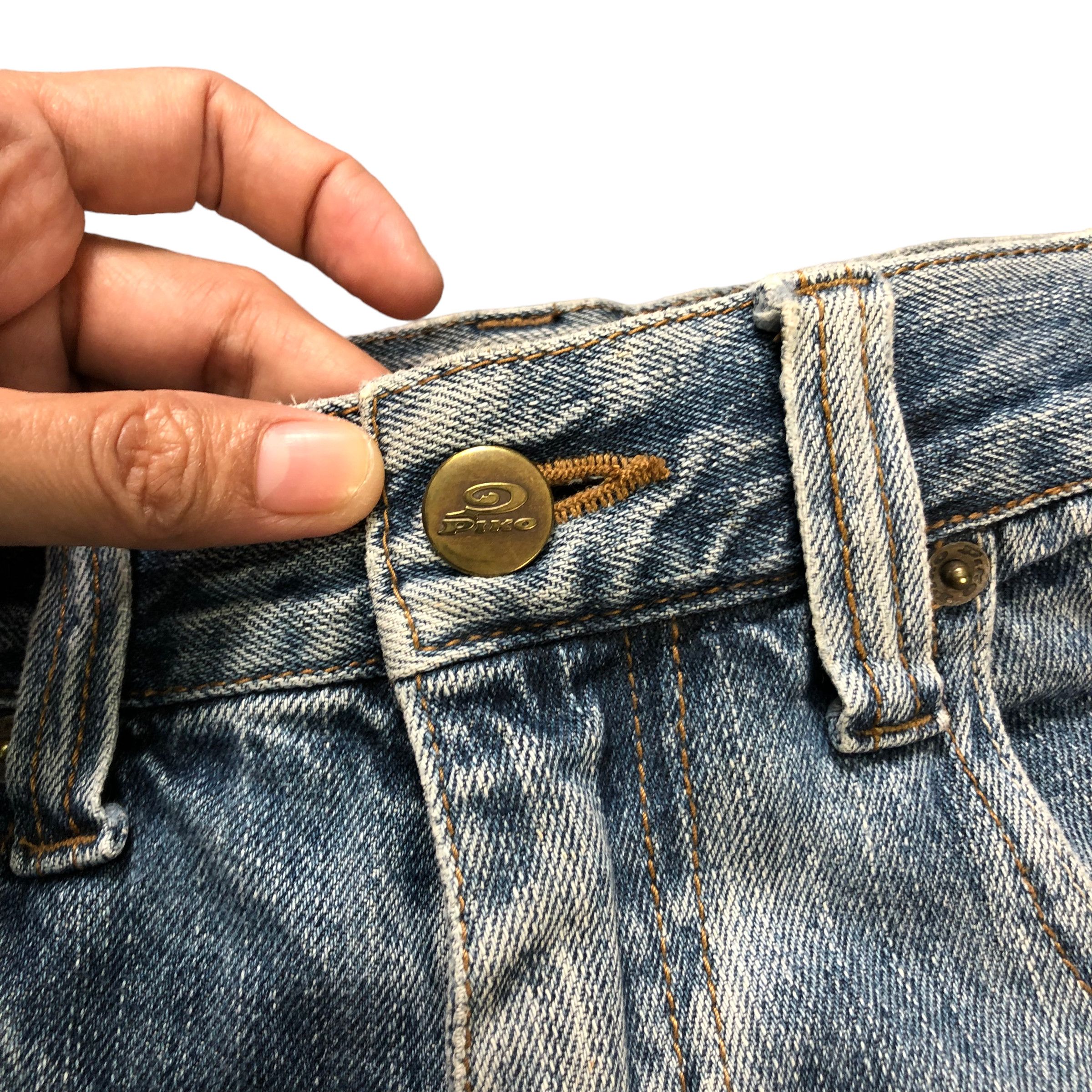 Vintage PIKO HAWAIIAN LONGBOARD 6 POCKET CARGO DENIM PANT #6132-220 Size US 28 / EU 44 - 5 Thumbnail